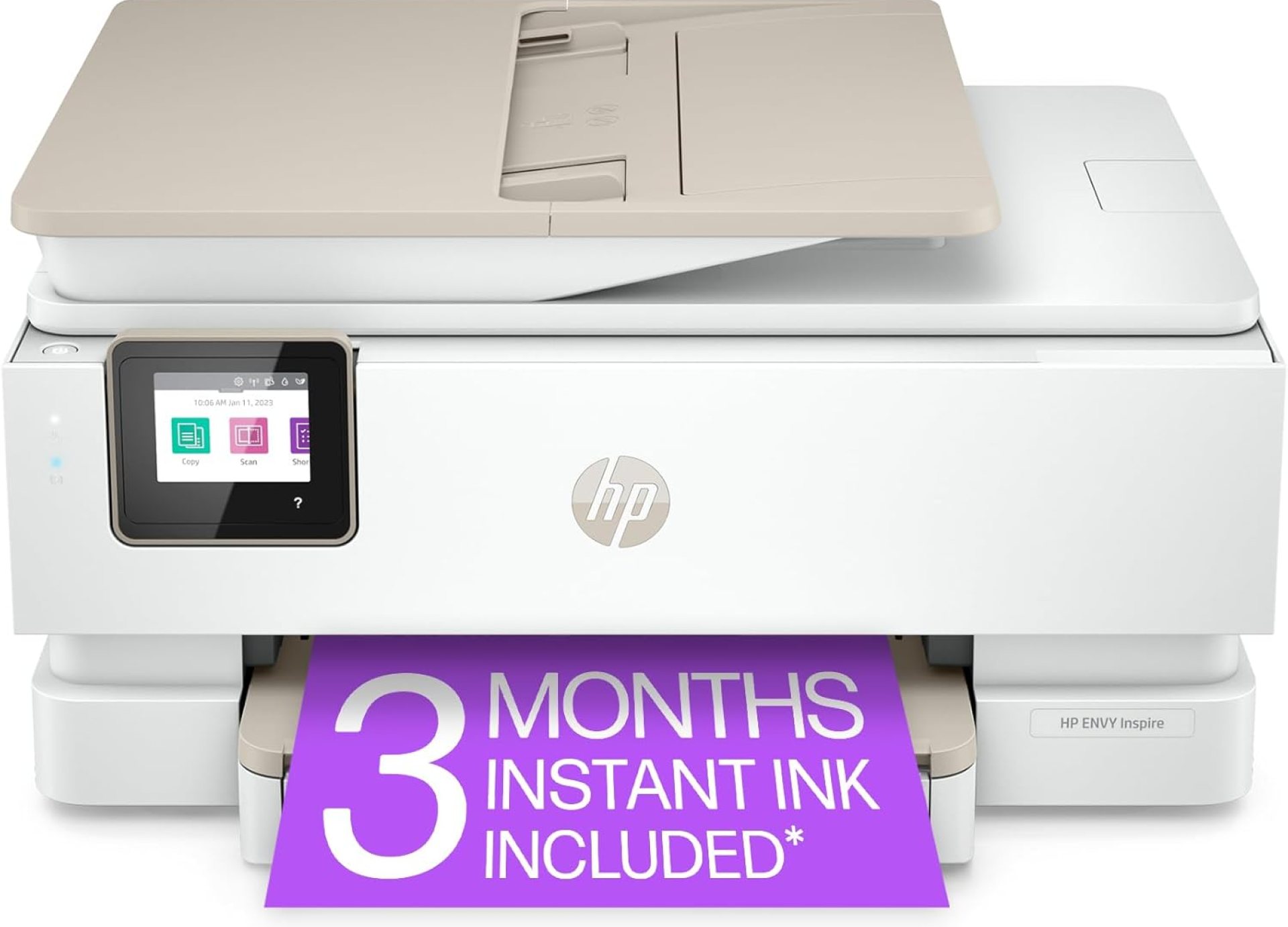 HP ENVY Inspire 7955e Wireless Color Inkjet Printer, Print, scan, copy, Easy setup, Mobile printing, Best-for home, 3 month Instant Ink trial included, White HP ENVY Inspire 7955e Wireless Color Inkjet Printer, Print, scan, copy, Easy setup, Mobile printing, Best-for home, 3 month Instant Ink trial included, White