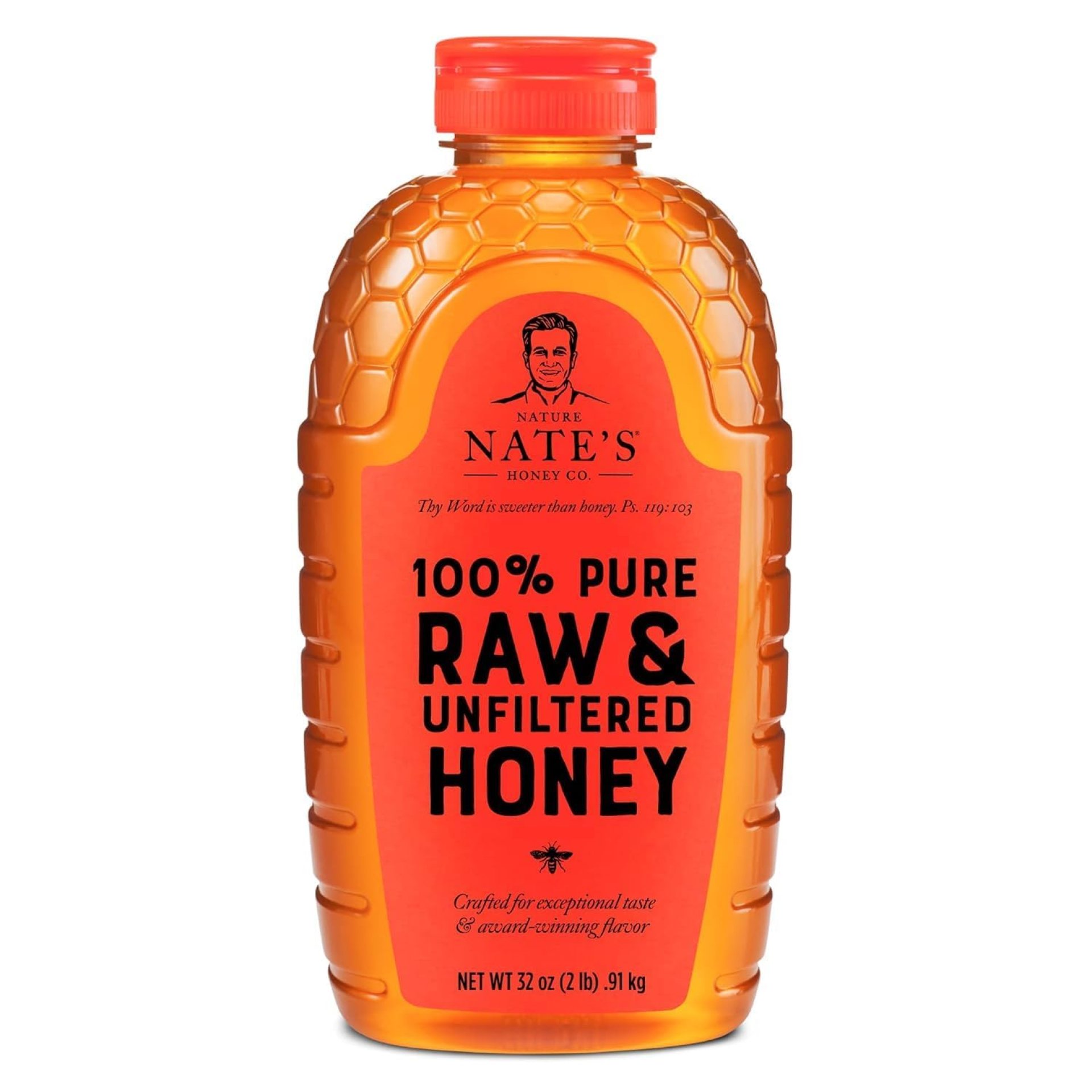 Nate’s 100% Pure, Raw & Unfiltered Honey – Award-Winning Taste, 32oz. Squeeze Bottle Nate’s 100% Pure, Raw & Unfiltered Honey – Award-Winning Taste, 32oz. Squeeze Bottle