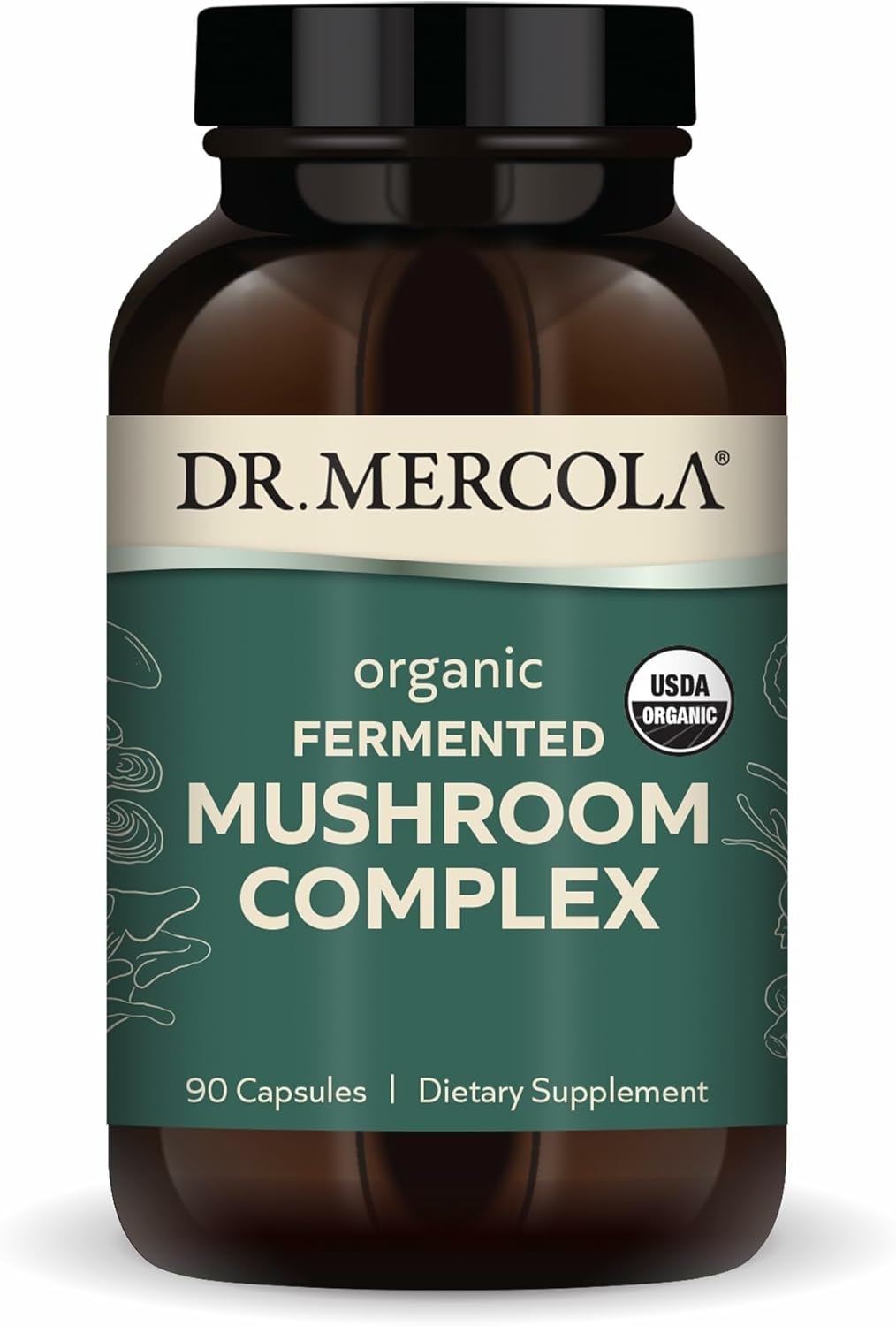 Dr. Mercola Organic Fermented Mushroom Complex – Supports Immune & Cellular Health – Whole Mushroom & Mycelium – Non-GMO & Gluten-Free – 90 Capsules (30 Servings) Dr. Mercola Organic Fermented Mushroom Complex – Supports Immune & Cellular Health – Whole Mushroom & Mycelium – Non-GMO & Gluten-Free – 90 Capsules (30 Servings)
