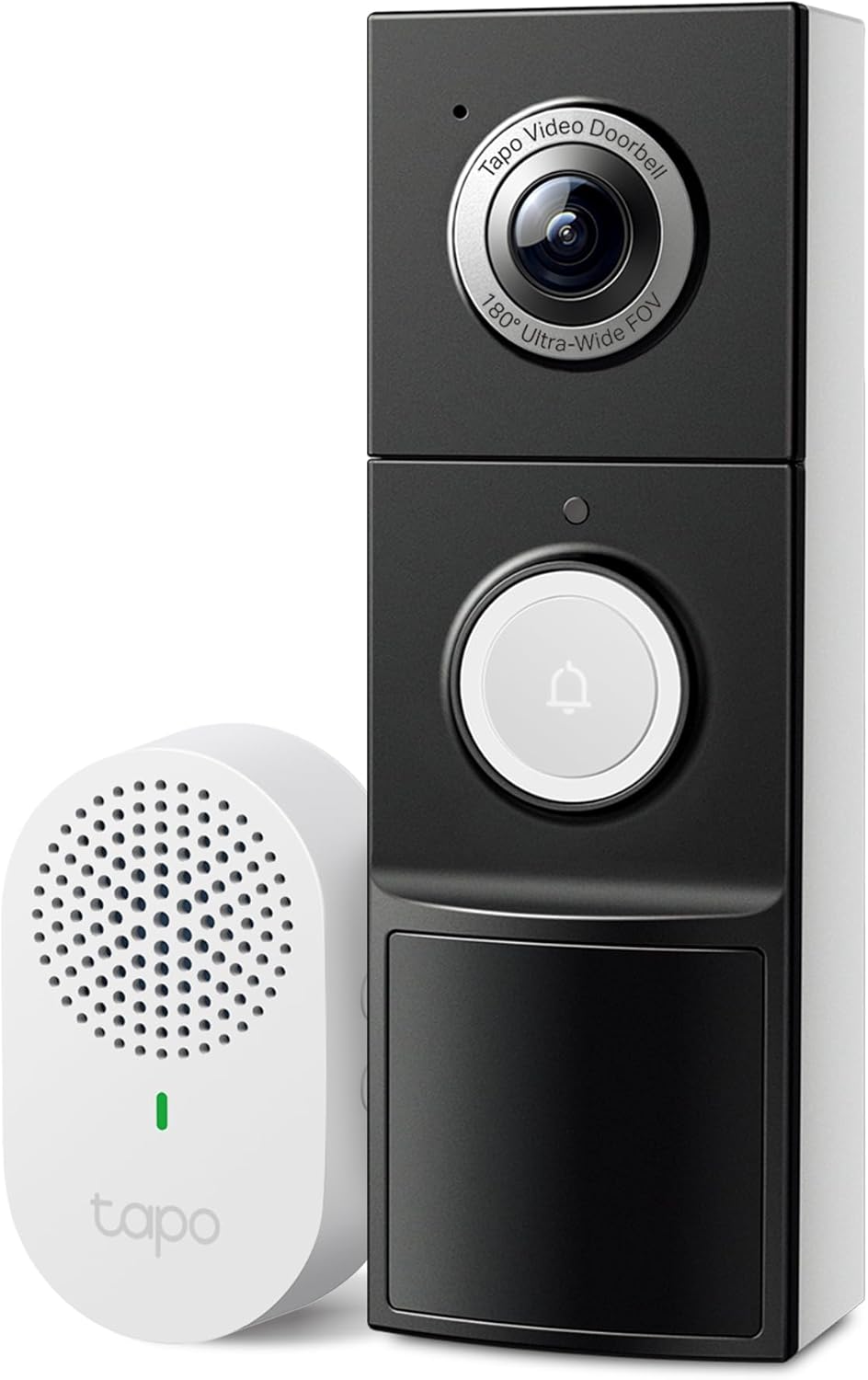 TP-Link Tapo Smart Video Doorbell Camera with Chime, Battery or Wired, 2K QHD Color Night Vison, No Monthly Fee, 180° Ultra-Wide Head-to-Toe View, Ring Call, Free AI Detection, Local Storage (D225) TP-Link Tapo Smart Video Doorbell Camera with Chime, Battery or Wired, 2K QHD Color Night Vison, No Monthly Fee, 180° Ultra-Wide Head-to-Toe View, Ring Call, Free AI Detection, Local Storage (D225)