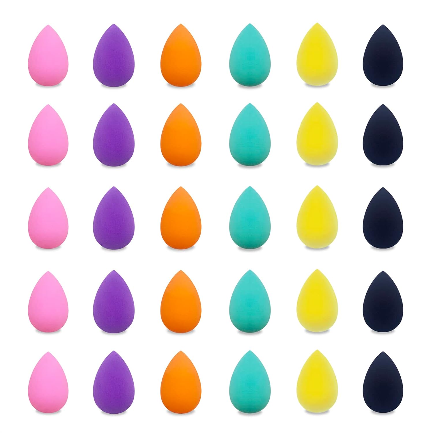 small mini beauty blender bulk makeup sponge for face : 30 pcs mulit-colored makeup sponges for foundation,blending (30 pcs) small mini beauty blender bulk makeup sponge for face : 30 pcs mulit-colored makeup sponges for foundation,blending (30 pcs)