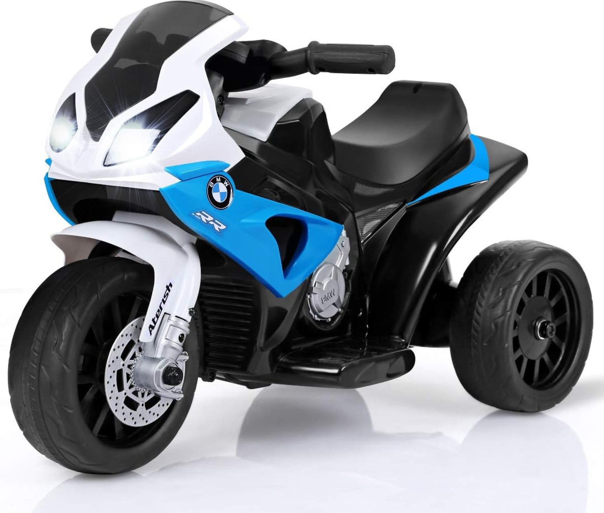 Costzon Licensed BMW Kids Electric 3-Wheel Ride-On Motorcycle Toy for Boys & Girls, with Headlights, Music and Battery Powered Pedal Costzon Licensed BMW Kids Electric 3-Wheel Ride-On Motorcycle Toy for Boys & Girls, with Headlights, Music and Battery Powered Pedal
