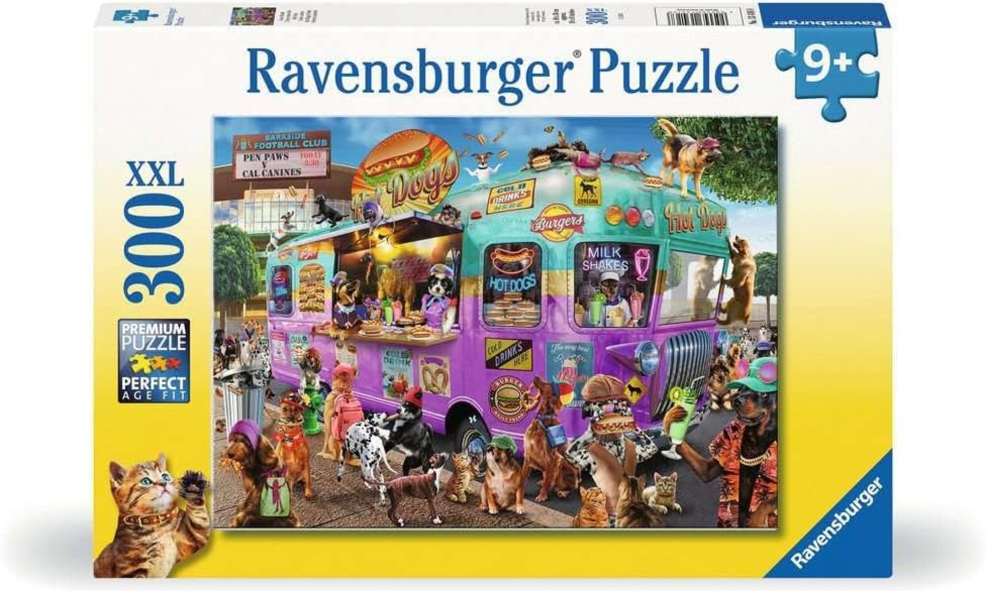 Ravensburger Hot Diggity Dogs 300 XXL Piece Jigsaw Puzzle for Kids – Every Piece is Unique, Pieces Fit Together Perfectly Ravensburger Hot Diggity Dogs 300 XXL Piece Jigsaw Puzzle for Kids – Every Piece is Unique, Pieces Fit Together Perfectly