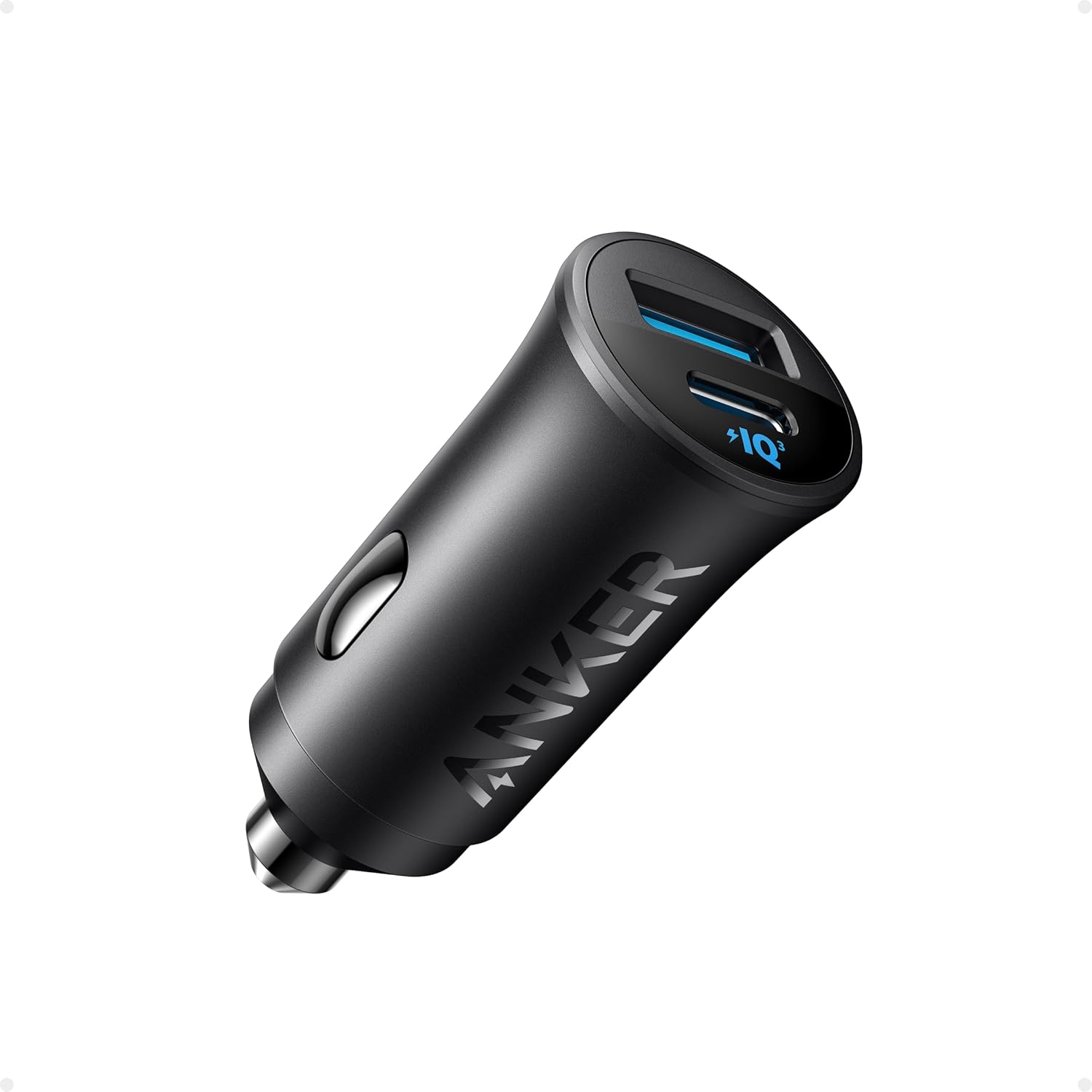 Anker USB-C Car Charger, 30W 2-Port Type-C Car Adapter, iPhone Car Charger with Power IQ 3.0, for iPhone 16/15/14/13/12 Series, Samsung Galaxy S25/S24/S23/S22/S21 Series, iPad Pro, AirPods, and More Anker USB-C Car Charger, 30W 2-Port Type-C Car Adapter, iPhone Car Charger with Power IQ 3.0, for iPhone 16/15/14/13/12 Series, Samsung Galaxy S25/S24/S23/S22/S21 Series, iPad Pro, AirPods, and More