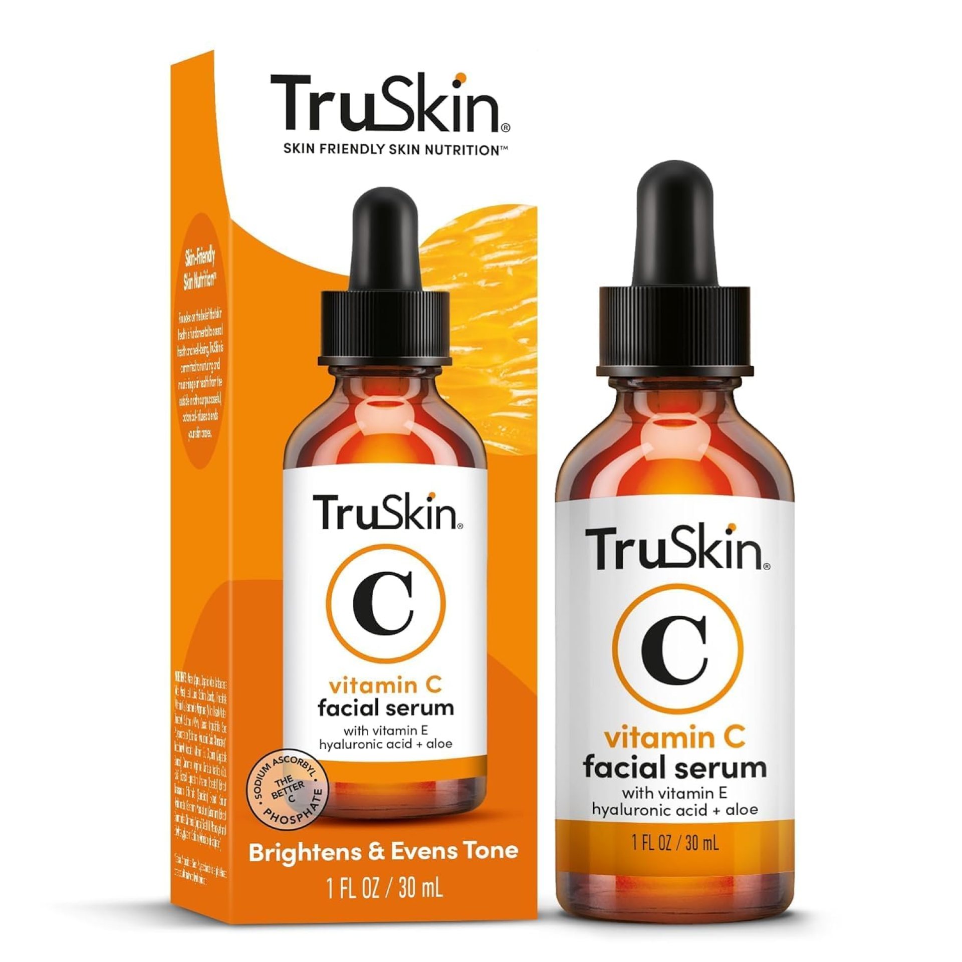 TruSkin Vitamin C Serum For Face – Anti Aging Formula with Vitamin C, Hyaluronic Acid, Vitamin E – Brightening Serum – Improve Appearance of Dark Spots, Tone, Fine Lines & Wrinkles, 1 Fl Oz TruSkin Vitamin C Serum For Face – Anti Aging Formula with Vitamin C, Hyaluronic Acid, Vitamin E – Brightening Serum – Improve Appearance of Dark Spots, Tone, Fine Lines & Wrinkles, 1 Fl Oz