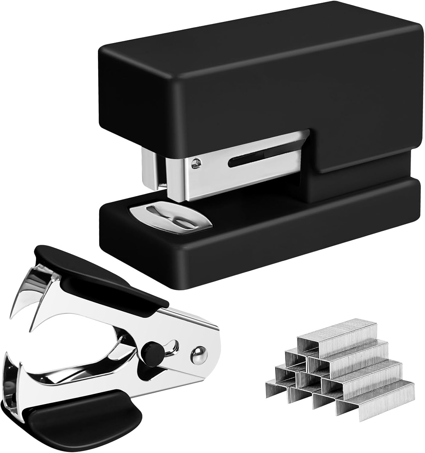 Mini Stapler – Small Cute Desk Staplers – 25 Sheet Capacity with 830 Staples and Staple Remover, Desktop Stapler for Office, School, Home, Black Mini Stapler – Small Cute Desk Staplers – 25 Sheet Capacity with 830 Staples and Staple Remover, Desktop Stapler for Office, School, Home, Black