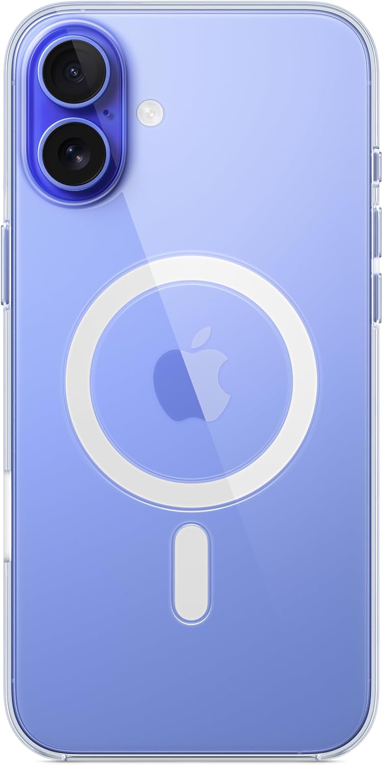 Apple iPhone 16 Plus Clear Case with MagSafe and Camera Control: Lightweight Phone Case, Wireless Charging Compatible, Smooth Glossy Finish Apple iPhone 16 Plus Clear Case with MagSafe and Camera Control: Lightweight Phone Case, Wireless Charging Compatible, Smooth Glossy Finish