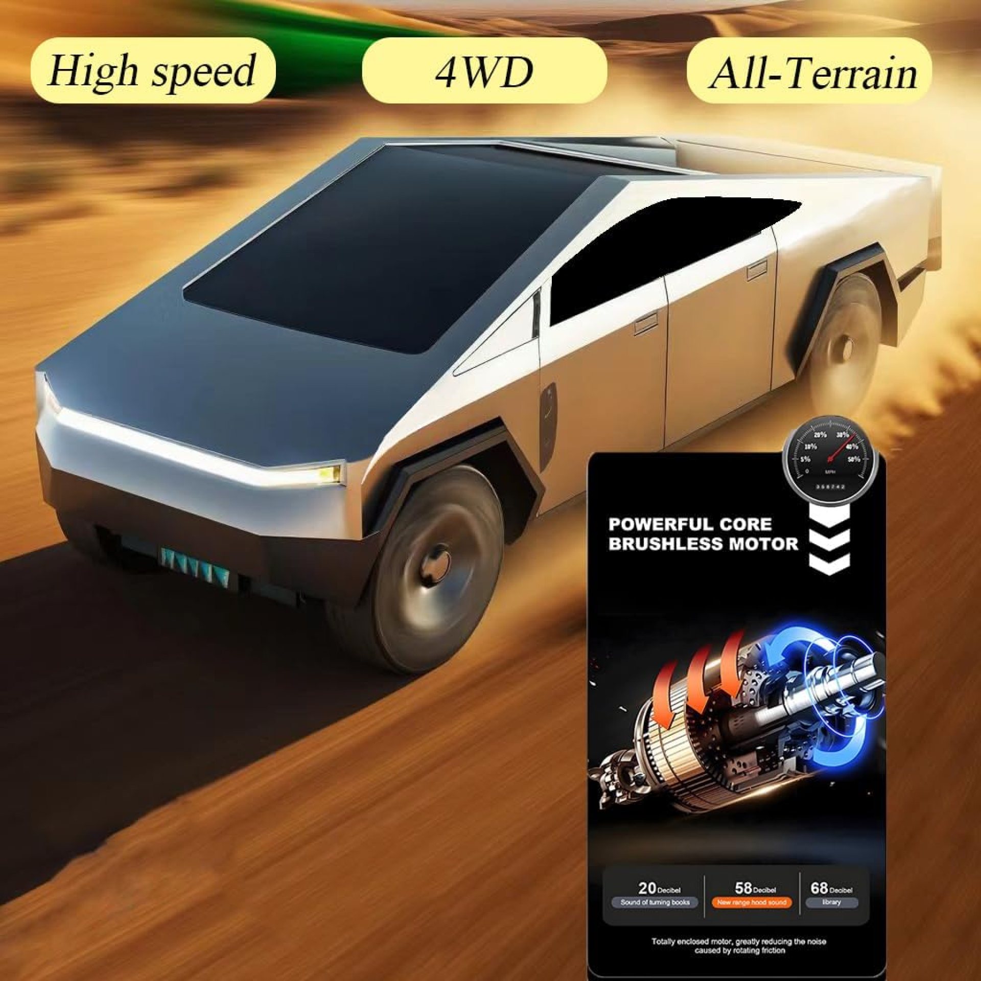 Remote Control Car High Speed Off – Road Climbing Anti – Collision All-Terrain RC Cyber Car 1/22 Model 2.4GHz Remote 4WD Drift Truck with Light Effect Dual Batteries Long Endurance Age for 3+ Remote Control Car High Speed Off – Road Climbing Anti – Collision All-Terrain RC Cyber Car 1/22 Model 2.4GHz Remote 4WD Drift Truck with Light Effect Dual Batteries Long Endurance Age for 3+