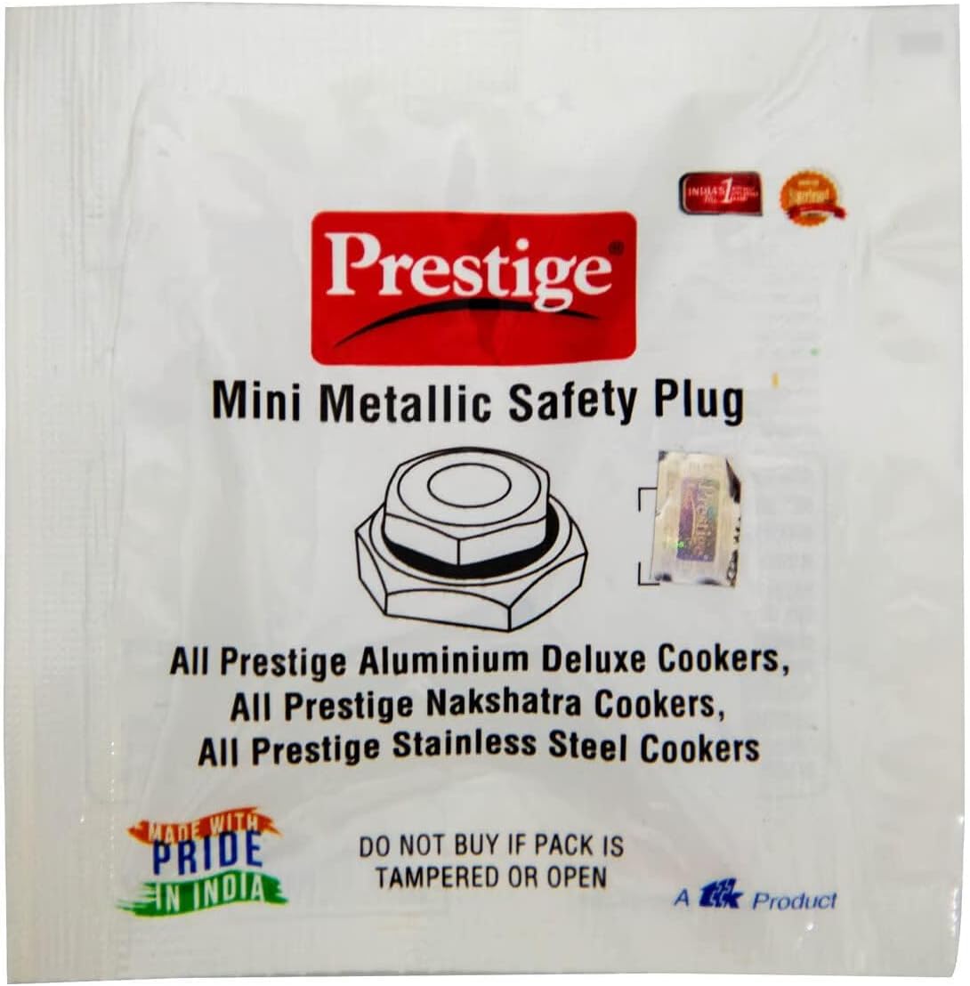 Prestige Safety plug for Deluxe, Deluxe Plus & Alpha Deluxe Pressure Cookers Prestige Safety plug for Deluxe, Deluxe Plus & Alpha Deluxe Pressure Cookers