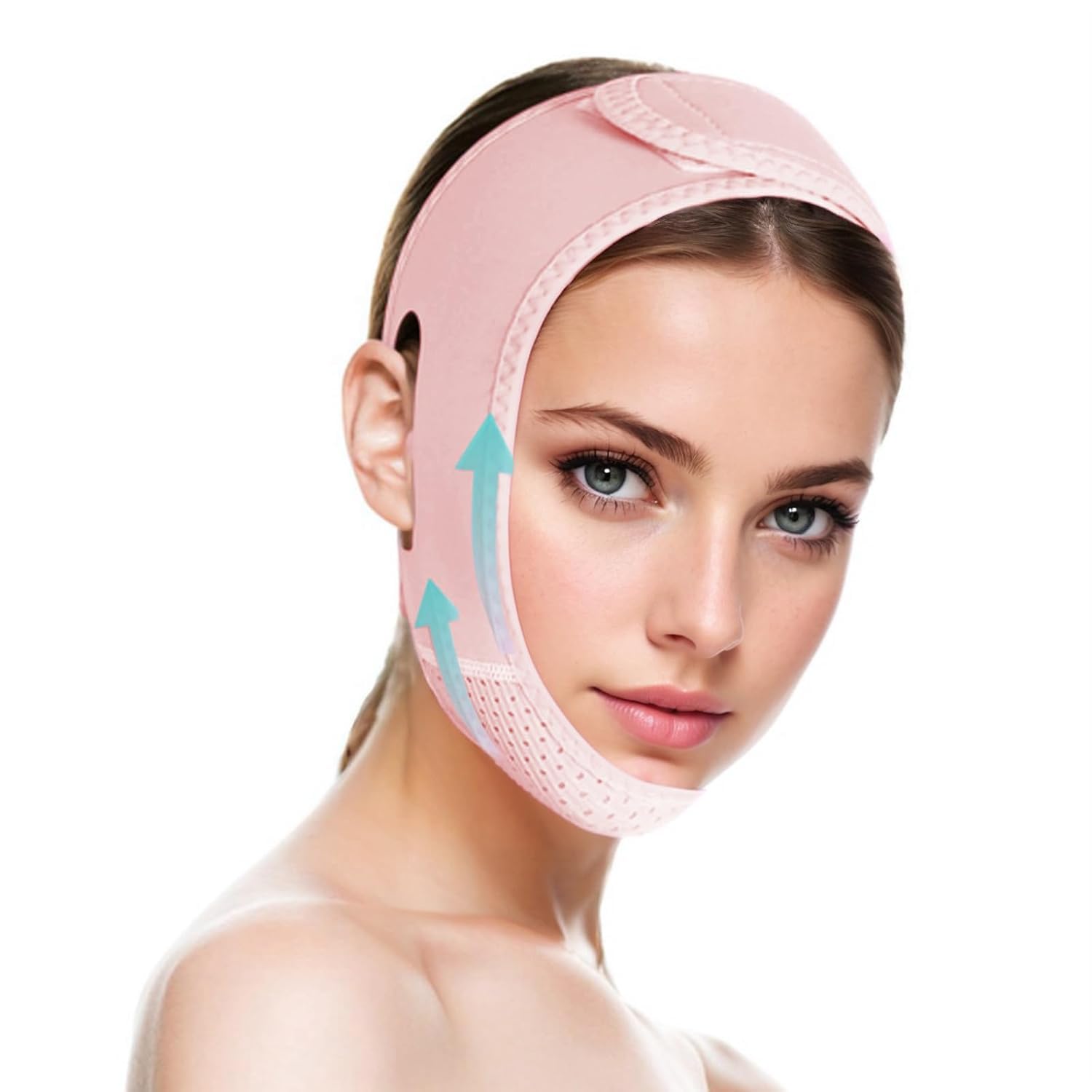 V Line Lifting Mask Chin strap for sleeping, V Line Lifting Mask for Women,Jaw Exerciser,Medium,Light Pink V Line Lifting Mask Chin strap for sleeping, V Line Lifting Mask for Women,Jaw Exerciser,Medium,Light Pink