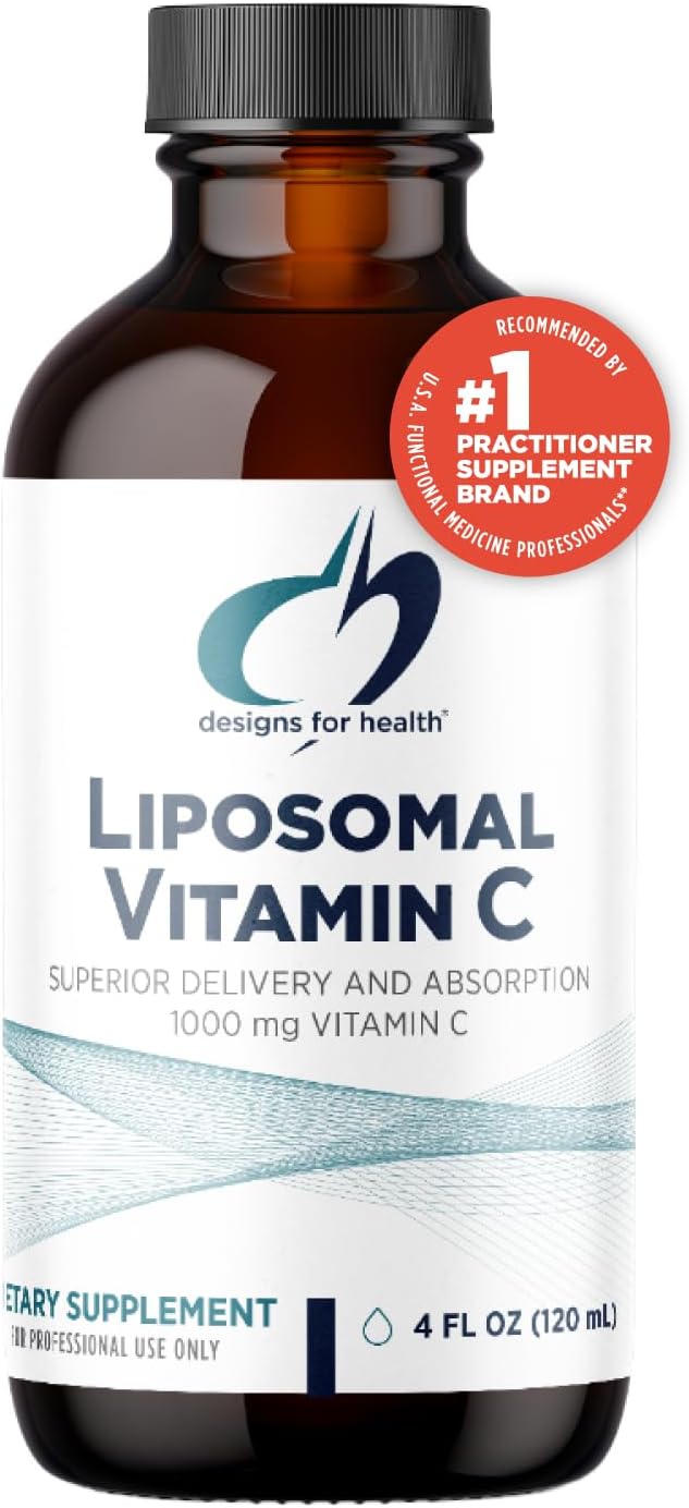 Designs for Health Liposomal Vitamin C Liquid – 1000mg Vitamin C Supplement – Liposomes (from Sunflower Lecithin) for Superior Absorption – Non-GMO, Pleasant Lemon Flavor (24 Servings / 4oz) Designs for Health Liposomal Vitamin C Liquid – 1000mg Vitamin C Supplement – Liposomes (from Sunflower Lecithin) for Superior Absorption – Non-GMO, Pleasant Lemon Flavor (24 Servings / 4oz)