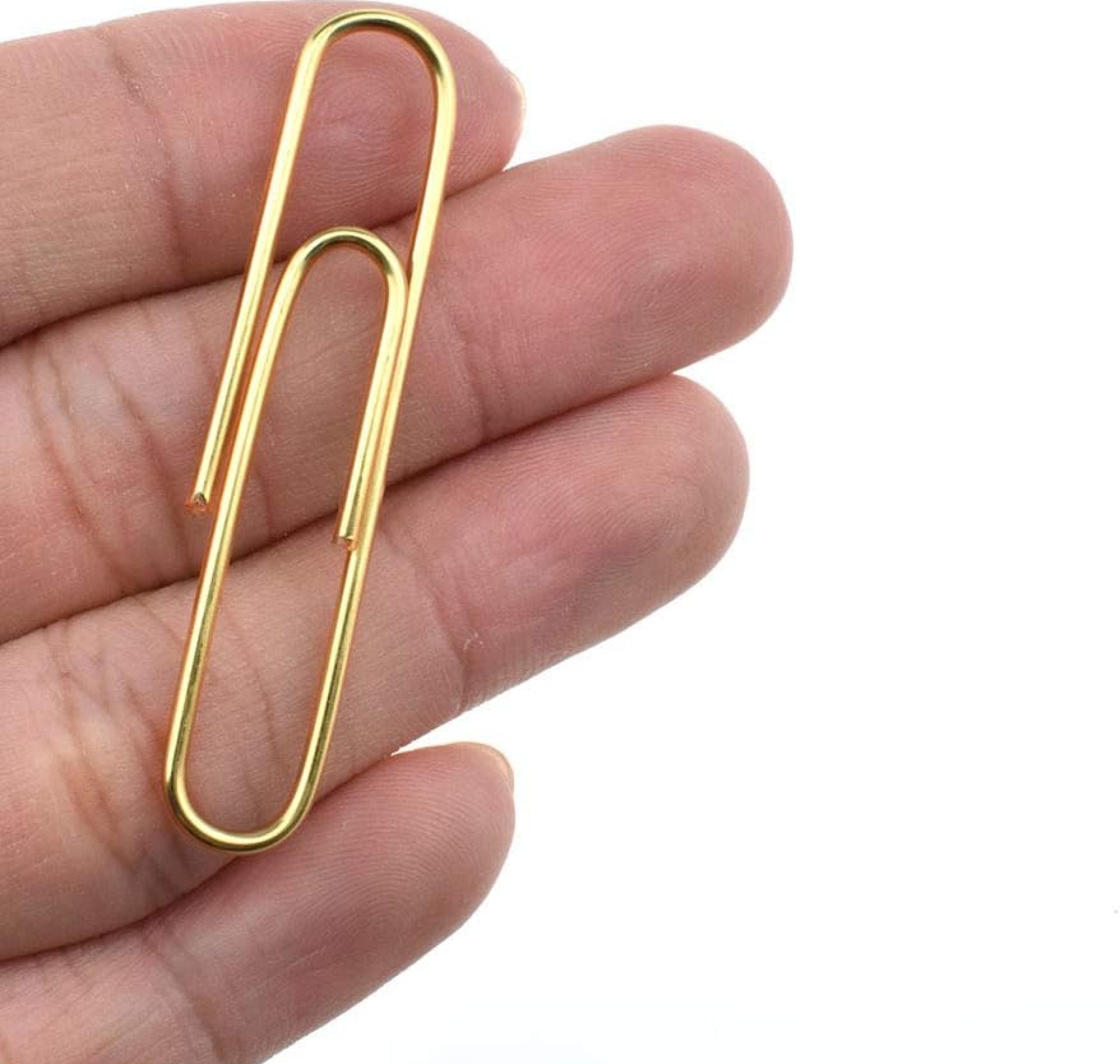 HAHIYO Paper Clips Large 2 inches Length Gold Paperclips Vinyl Coated Prevent Scratching Tearing The Pages Sturdy for Bookmark Organize Home Office School 80 Pack HAHIYO Paper Clips Large 2 inches Length Gold Paperclips Vinyl Coated Prevent Scratching Tearing The Pages Sturdy for Bookmark Organize Home Office School 80 Pack