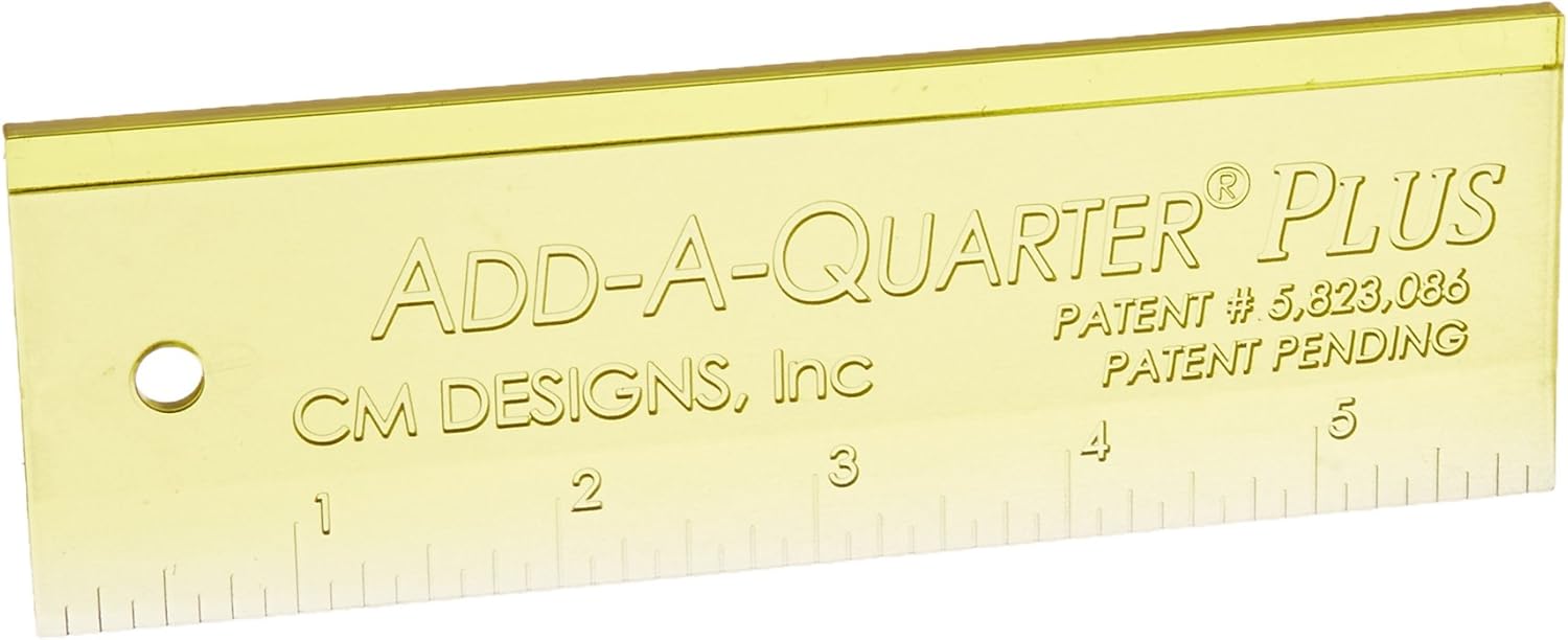 CM Designs Ruler 6″ Add-A-Quarter Plus, 6″ CM Designs Ruler 6″ Add-A-Quarter Plus, 6″