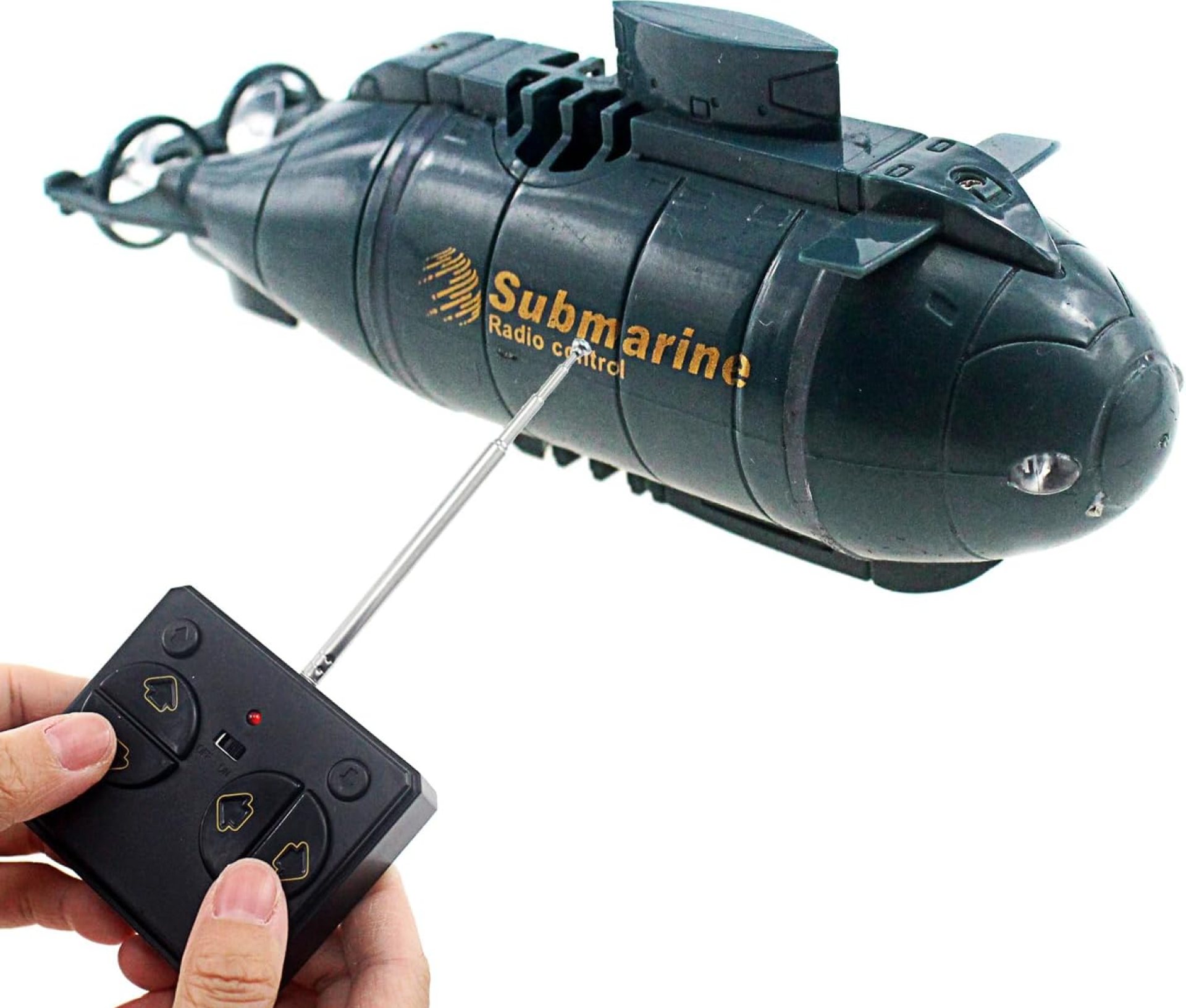Tipmant Mini RC Nuclear Submarine Toy Remote Control Boat Electric Dive Fish Water Tank Kids Gifts (Blue) Tipmant Mini RC Nuclear Submarine Toy Remote Control Boat Electric Dive Fish Water Tank Kids Gifts (Blue)
