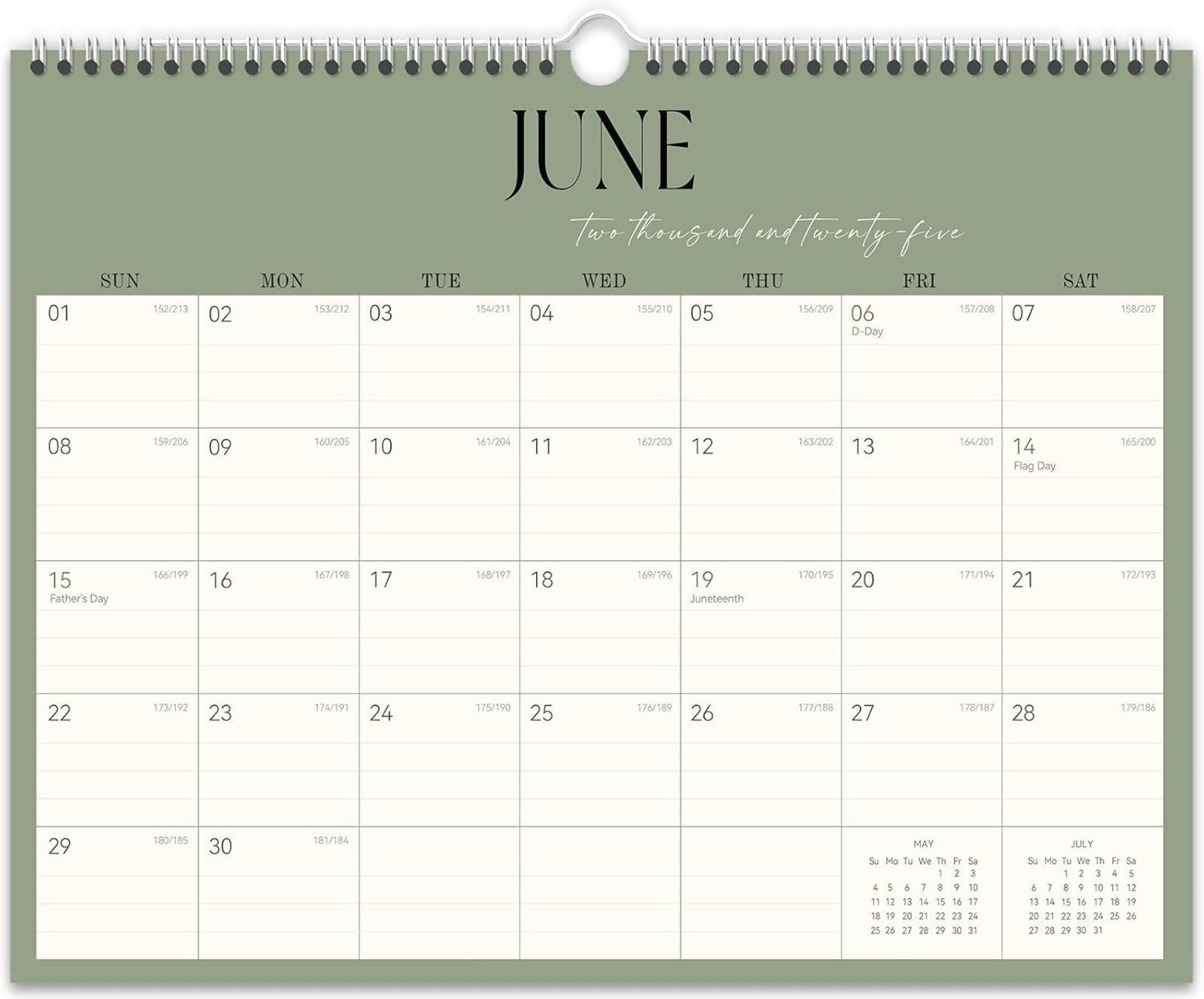 GuassLee Desk Calendar 2025-26, 19-Month Hanging Desk/Wall Calendar From 2025 Jun-2026 Dec., 14″ X 11″ Monthly Planner With Thick Paper Spiral Bound For Office Home School Organizing & Planning GuassLee Desk Calendar 2025-26, 19-Month Hanging Desk/Wall Calendar From 2025 Jun-2026 Dec., 14″ X 11″ Monthly Planner With Thick Paper Spiral Bound For Office Home School Organizing & Planning