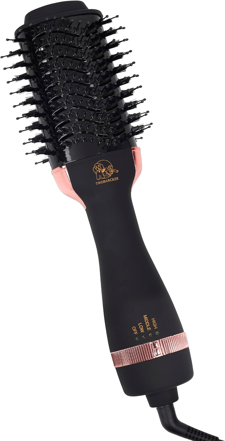 Hair Dryer Brush Blow Dryer Brush in One, 4 in 1 Ionic Hair Dryer and Styler Volumizer with Oval Titanium Barrel, Hot Air Straightener for Smooth Frizz-Free Blowout Hair Dryer Brush Blow Dryer Brush in One, 4 in 1 Ionic Hair Dryer and Styler Volumizer with Oval Titanium Barrel, Hot Air Straightener for Smooth Frizz-Free Blowout