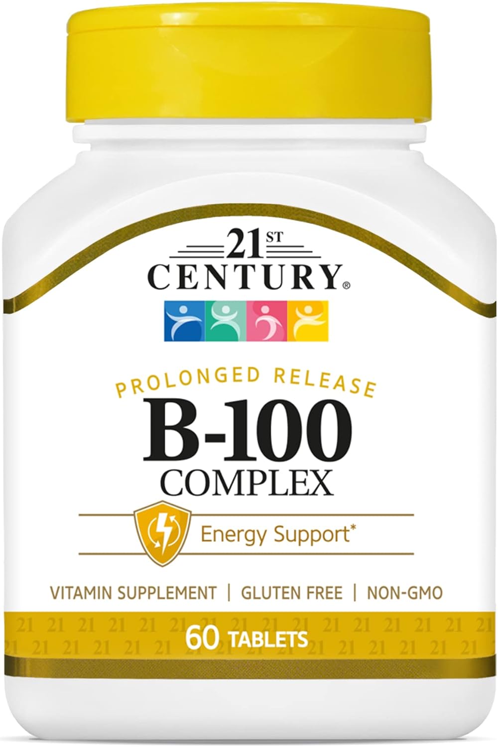 21st Century B 100 Complex Prolonged Release Caplets, 60 Count (Pack of 1) 21st Century B 100 Complex Prolonged Release Caplets, 60 Count (Pack of 1)