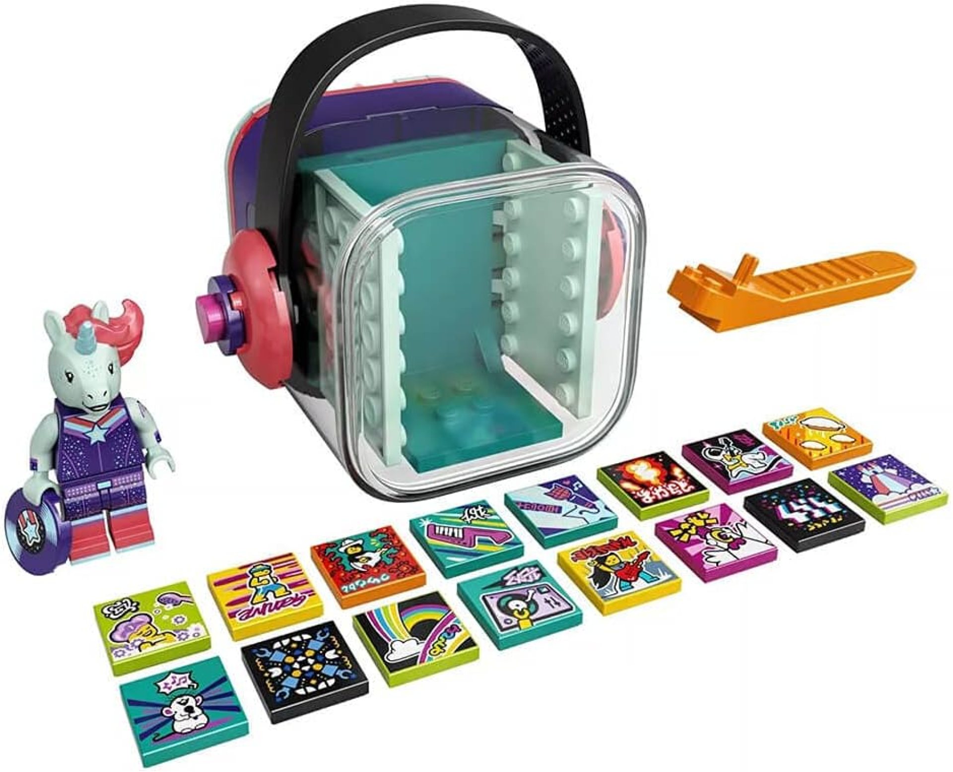 LEGO VIDIYO Unicorn DJ Beatbox 43106 Building Kit with Minifigure; Creative Kids Will Love Producing Music Videos Full of Songs, Dance Moves and Special Effects, New 2021 (84 Pieces) LEGO VIDIYO Unicorn DJ Beatbox 43106 Building Kit with Minifigure; Creative Kids Will Love Producing Music Videos Full of Songs, Dance Moves and Special Effects, New 2021 (84 Pieces)