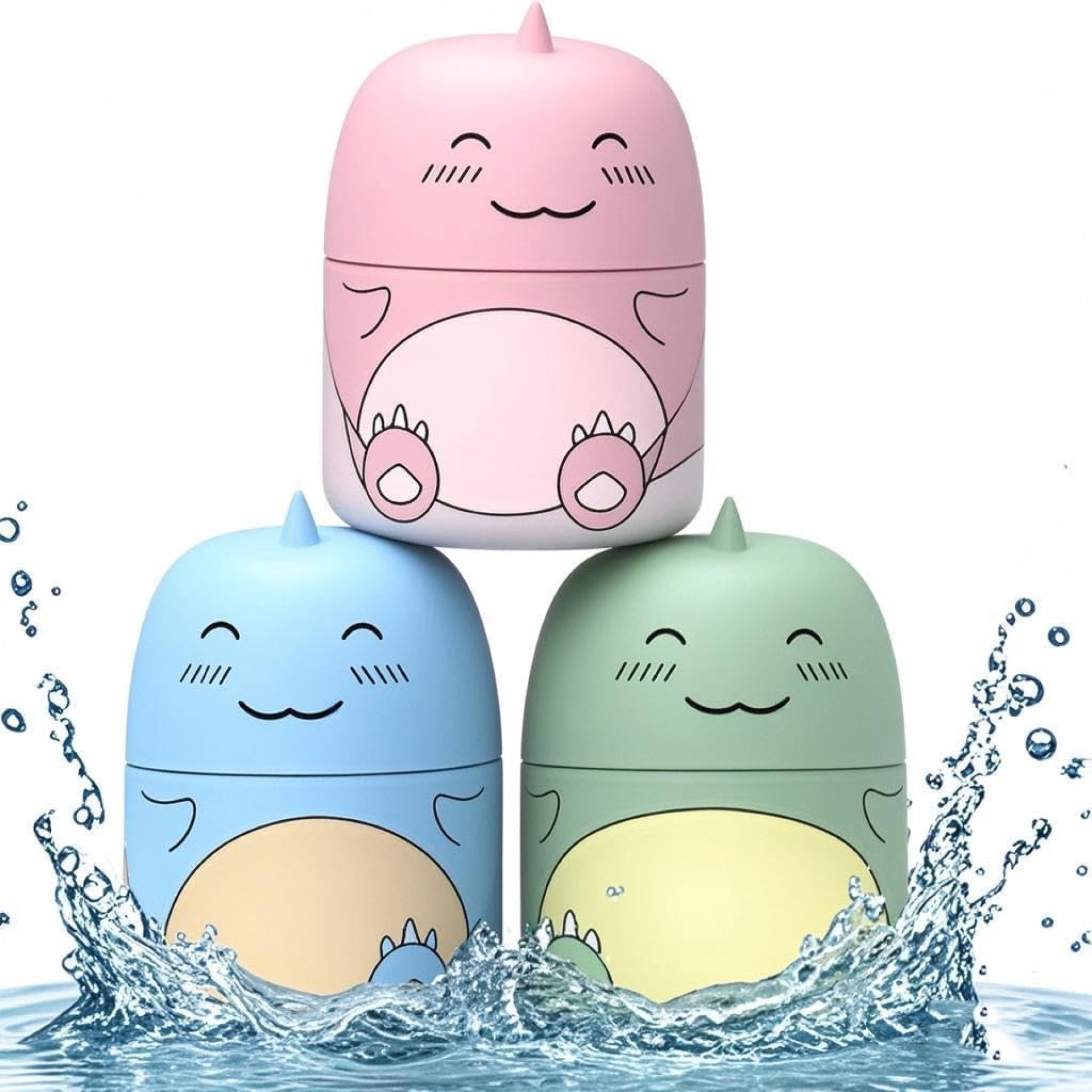 Cute Dinosaur-Shaped Toilet Bowl Cleaner Bottle, Bathroom Toilet Tank Cleaner with Ocean, Jasmine, and Peach Scent,Three bottles can be used for 9 months (1, Three colors and three bottles) Cute Dinosaur-Shaped Toilet Bowl Cleaner Bottle, Bathroom Toilet Tank Cleaner with Ocean, Jasmine, and Peach Scent,Three bottles can be used for 9 months (1, Three colors and three bottles)