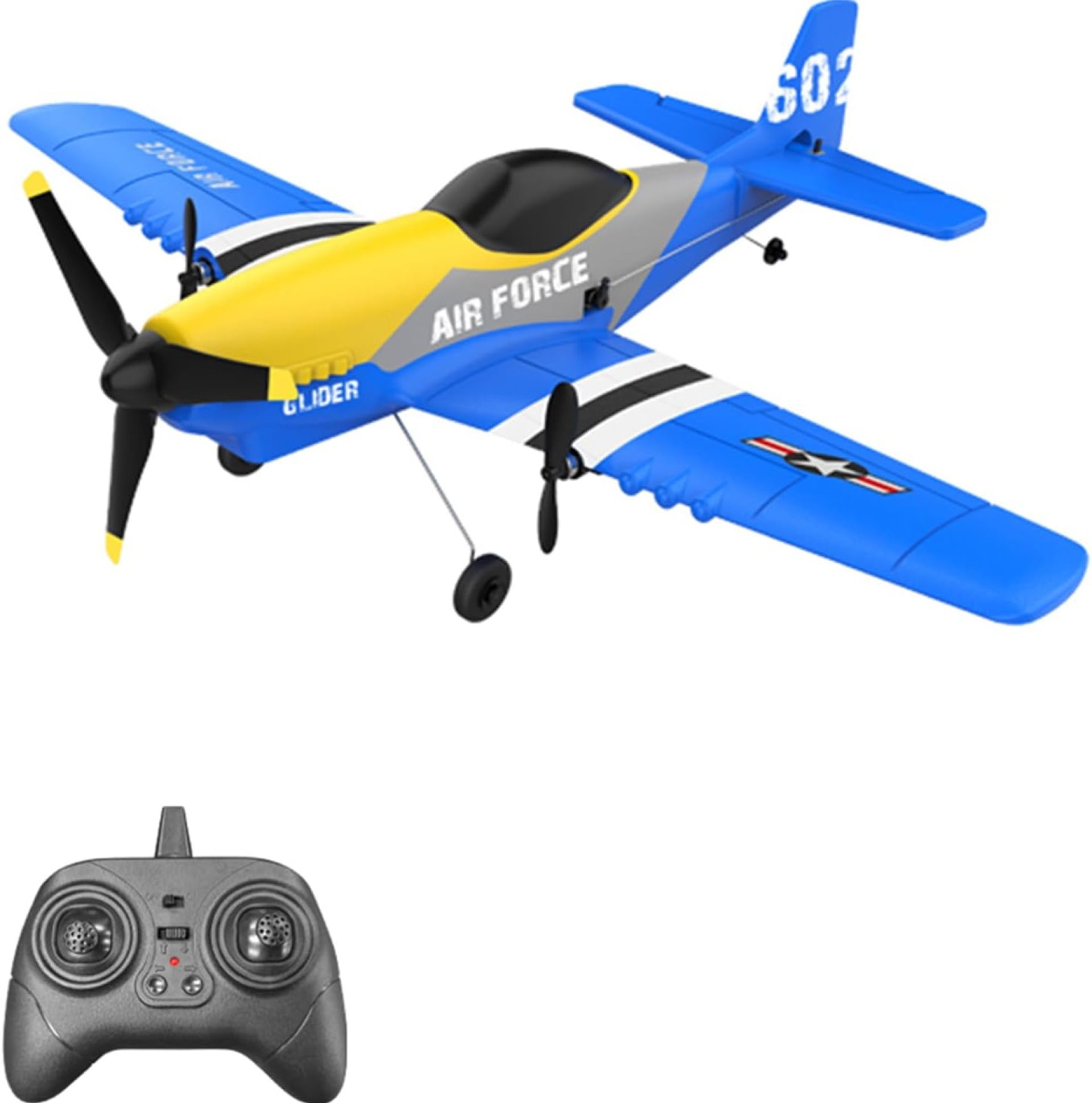GoolRC RC Plane 3 Channel Remote Control Airplane, 2.4GHz RC Aircraft, Easy to Fly RC Glider Fighter with Gyro Stabilizer for Kids & Beginners GoolRC RC Plane 3 Channel Remote Control Airplane, 2.4GHz RC Aircraft, Easy to Fly RC Glider Fighter with Gyro Stabilizer for Kids & Beginners