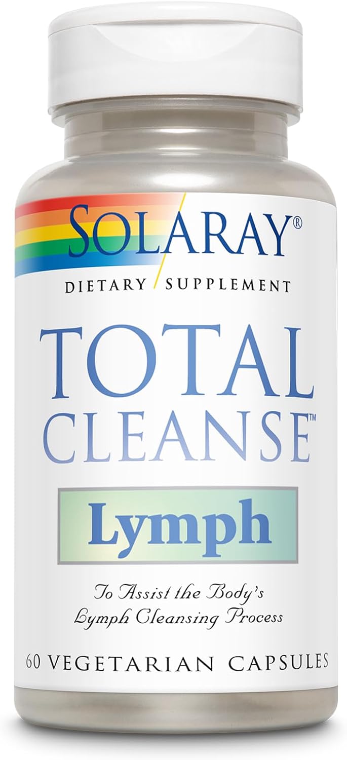 SOLARAY Total Cleanse Lymph – Herbal Wellness Complex – Ginger Root, Echinacea, Yerba Mate, Burdock Root, Red Clover, Gotu Kola and Horse Chestnut Supplement, 60-Day Guarantee, 60 VegCaps, 30 Servings SOLARAY Total Cleanse Lymph – Herbal Wellness Complex – Ginger Root, Echinacea, Yerba Mate, Burdock Root, Red Clover, Gotu Kola and Horse Chestnut Supplement, 60-Day Guarantee, 60 VegCaps, 30 Servings