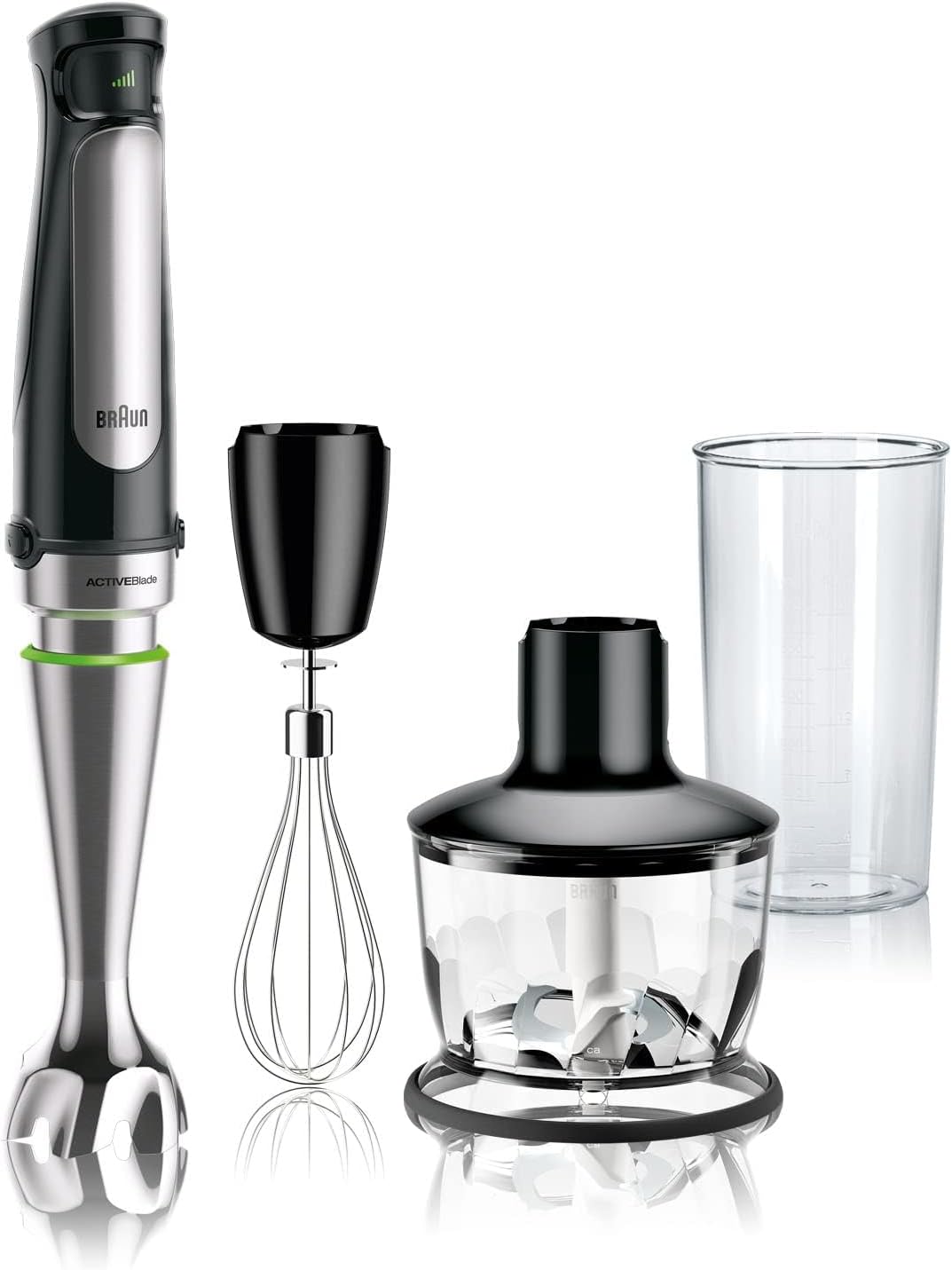 Braun MultiQuick 7 3-in-1 Immersion Blender with Food Processor – Powerful Handheld Electric Stick Blender – Emulsifier for Chopping, Beating & Whisking – Ideal for Soup, Puree, Smoothies & More Braun MultiQuick 7 3-in-1 Immersion Blender with Food Processor – Powerful Handheld Electric Stick Blender – Emulsifier for Chopping, Beating & Whisking – Ideal for Soup, Puree, Smoothies & More