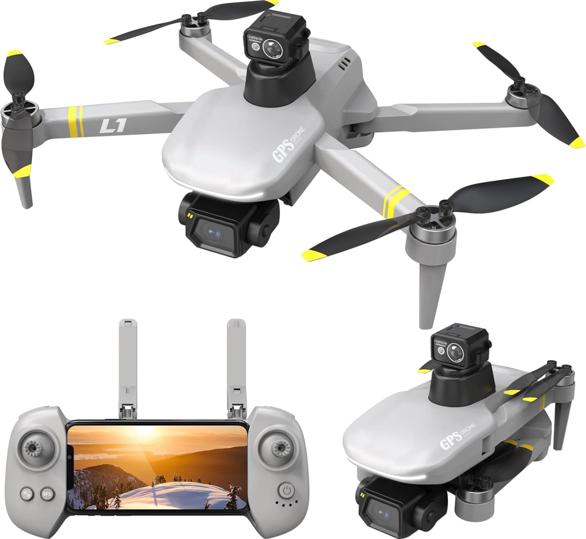 Drones with Camera for Adults 4K Professional Shooting, 3 Axis Gimbal EIS Drone with Obstacle Avoidance, Digital Transmission Drone for Adults, Night Mode, 2.4Miles, 56Minutes, GPS Auto Return, Follow Me/Car, Time-lapse Drones with Camera for Adults 4K Professional Shooting, 3 Axis Gimbal EIS Drone with Obstacle Avoidance, Digital Transmission Drone for Adults, Night Mode, 2.4Miles, 56Minutes, GPS Auto Return, Follow Me/Car, Time-lapse