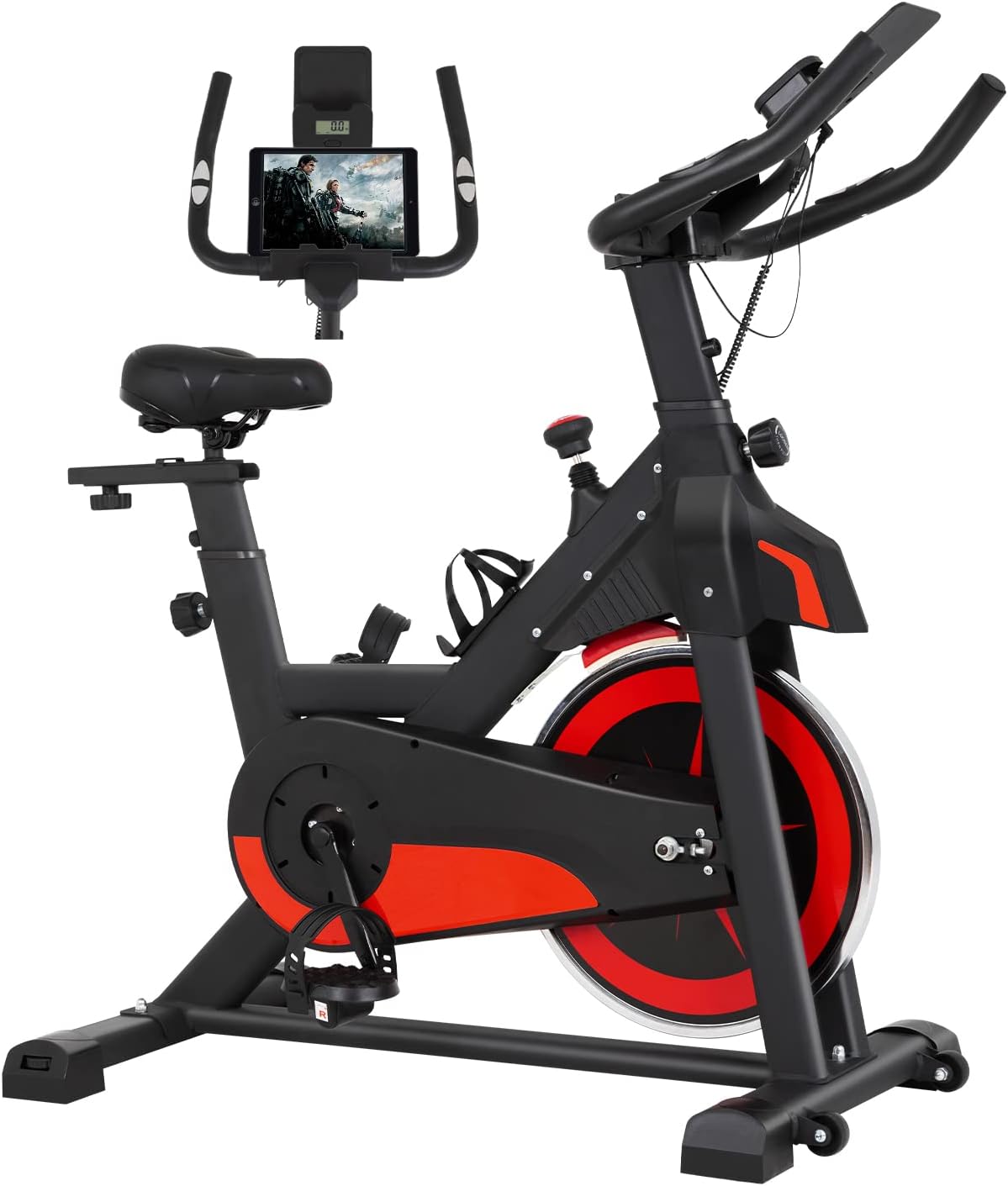PayLessHere Exercise Bike Indoor Cycling Bike Stationary,Fitness Training Bike with Comfortable Seat Cushion,LCD Monitor Workout bike PayLessHere Exercise Bike Indoor Cycling Bike Stationary,Fitness Training Bike with Comfortable Seat Cushion,LCD Monitor Workout bike