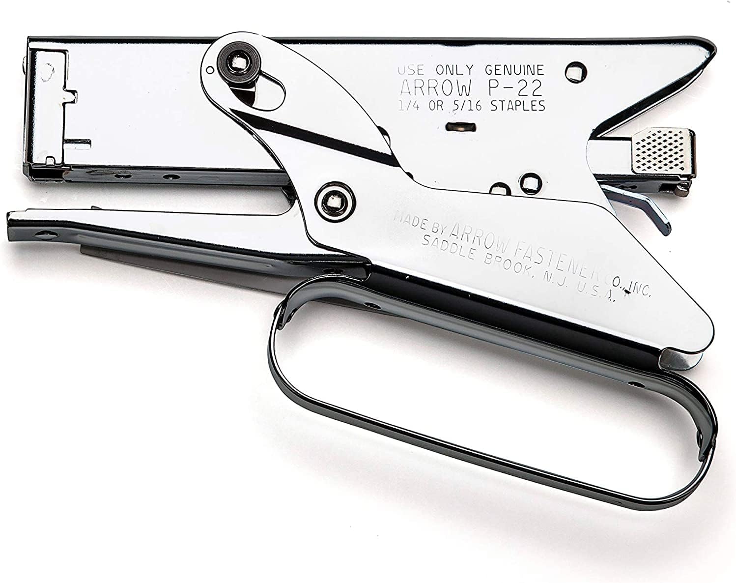 Arrow P22 Heavy Duty Handheld Plier Stapler for Crafts, Office, and Insulation, Uses 1/4-Inch and 5/16-Inch Staples Arrow P22 Heavy Duty Handheld Plier Stapler for Crafts, Office, and Insulation, Uses 1/4-Inch and 5/16-Inch Staples