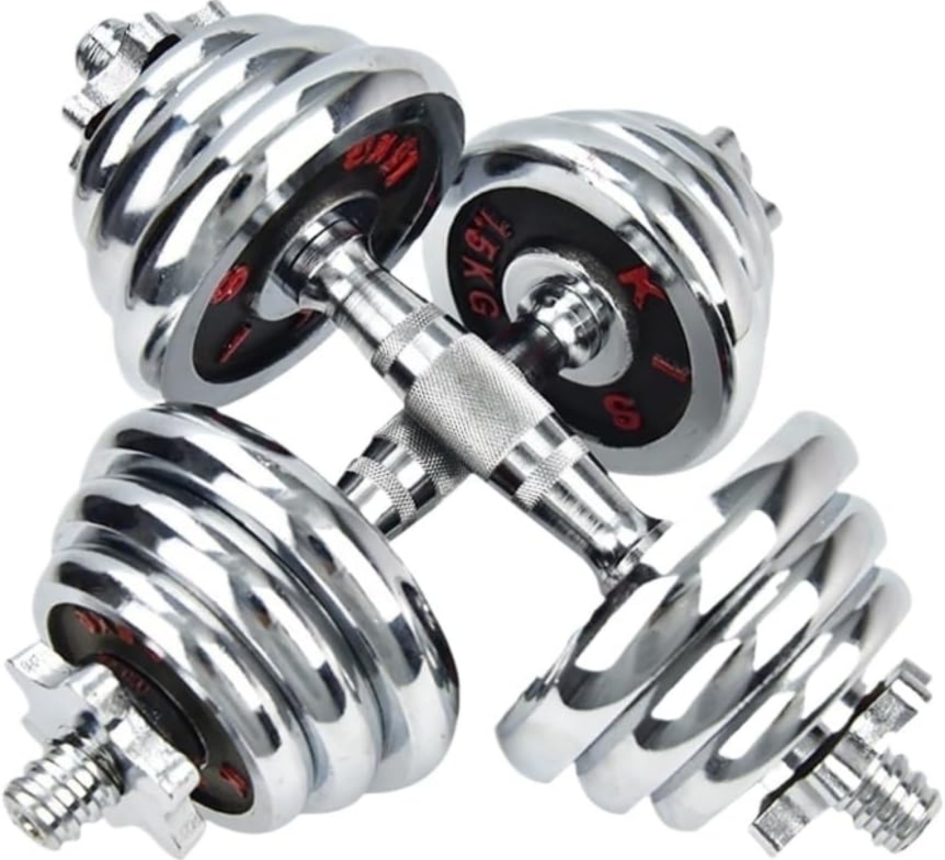 Dumbbel Dumbbell Set, Adjustable Weight Set Metal Links Used as Barbell, Chrome Weights Home Gym Workout Training Barbell Dumbbel Dumbbell Set, Adjustable Weight Set Metal Links Used as Barbell, Chrome Weights Home Gym Workout Training Barbell