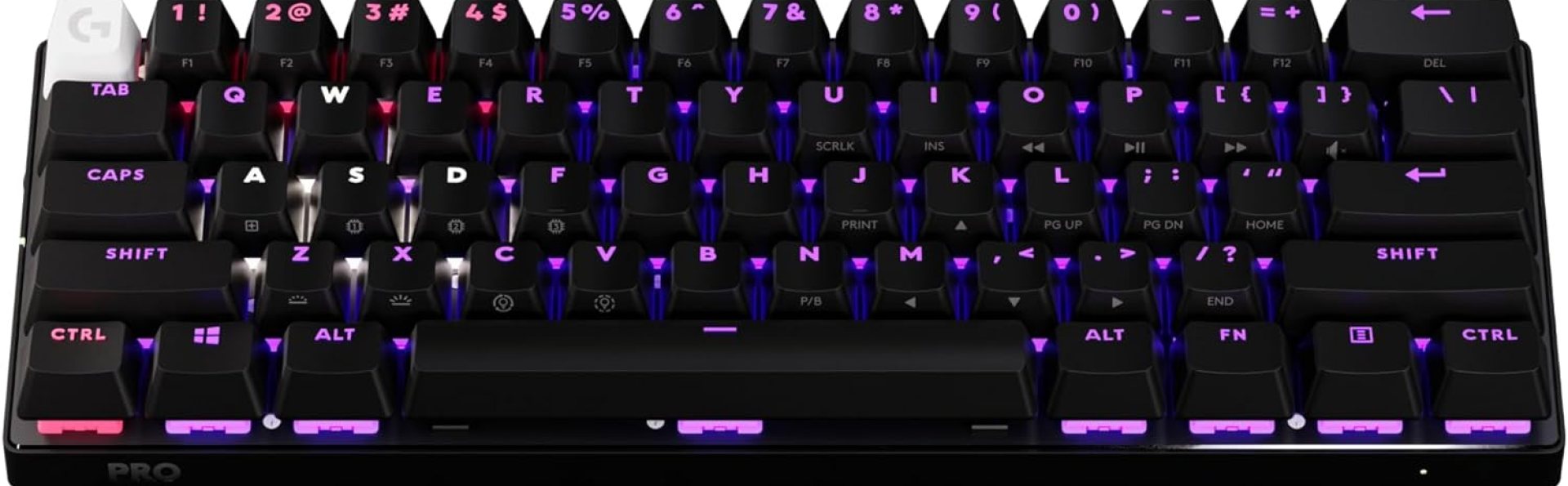 Logitech G PRO X 60 Lightspeed Wireless Gaming Keyboard, Ultra Compact TKL 60% Mechanical Keyboard for Windows PC, LIGHTSYNC RGB, Dual-Shot PBT Keycaps, GX Optical Tactile Switches – Black Logitech G PRO X 60 Lightspeed Wireless Gaming Keyboard, Ultra Compact TKL 60% Mechanical Keyboard for Windows PC, LIGHTSYNC RGB, Dual-Shot PBT Keycaps, GX Optical Tactile Switches – Black