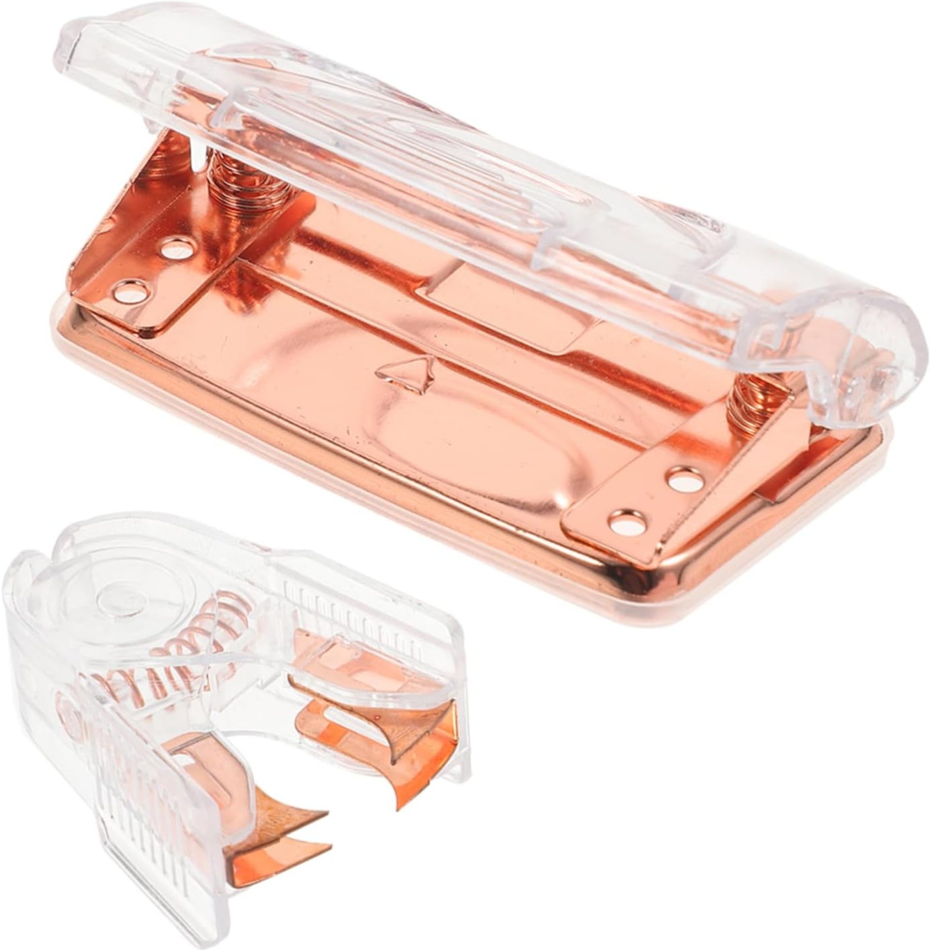 NUOBESTY 1 Set Transparent Stapler Hole Punch Efficient Puncher Stapler Remover Stylish Office Accessories for Accurate Document Alignment and Secure Fastening NUOBESTY 1 Set Transparent Stapler Hole Punch Efficient Puncher Stapler Remover Stylish Office Accessories for Accurate Document Alignment and Secure Fastening