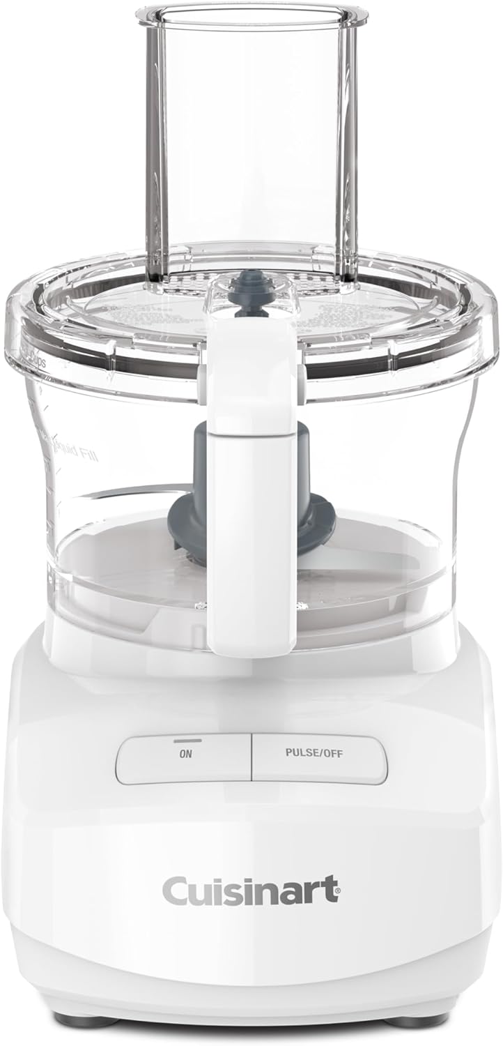 Cuisinart 7-Cup Sleek and Modern Design Food Processor with Two Easy Controls and Universal Blade for Chopping, Mixing, and Dough (White) Cuisinart 7-Cup Sleek and Modern Design Food Processor with Two Easy Controls and Universal Blade for Chopping, Mixing, and Dough (White)