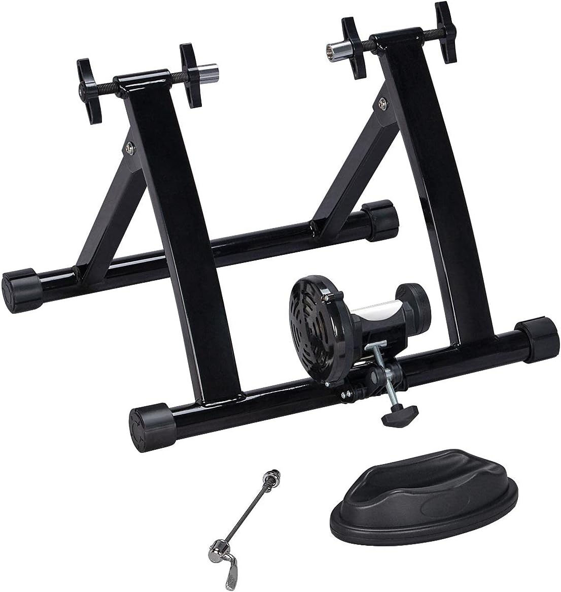 Yaheetech Bike Trainer Stationary Bike Stand Magnetic Bike Trainer Stand for Indoor Riding Premium Steel Bicycle Trainer Accessories Fits for 26in-28in, 700C Wheels Yaheetech Bike Trainer Stationary Bike Stand Magnetic Bike Trainer Stand for Indoor Riding Premium Steel Bicycle Trainer Accessories Fits for 26in-28in, 700C Wheels