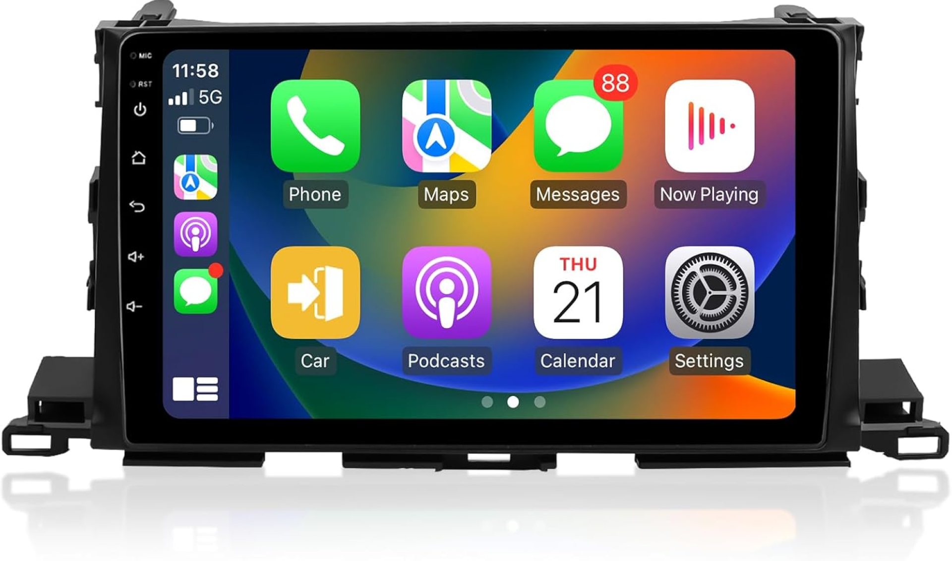 Android 13.0 6G 128G Car Stereo Wireless Apple CarPlay for Toyota Highlander 2014-2019, 10.2″ HD Touch Screen Radio Bluetooth GPS Navigation, 2.4GHz & 5GHz WiFi, SWC, DSP 48-EQ AM FM Radio Android 13.0 6G 128G Car Stereo Wireless Apple CarPlay for Toyota Highlander 2014-2019, 10.2″ HD Touch Screen Radio Bluetooth GPS Navigation, 2.4GHz & 5GHz WiFi, SWC, DSP 48-EQ AM FM Radio