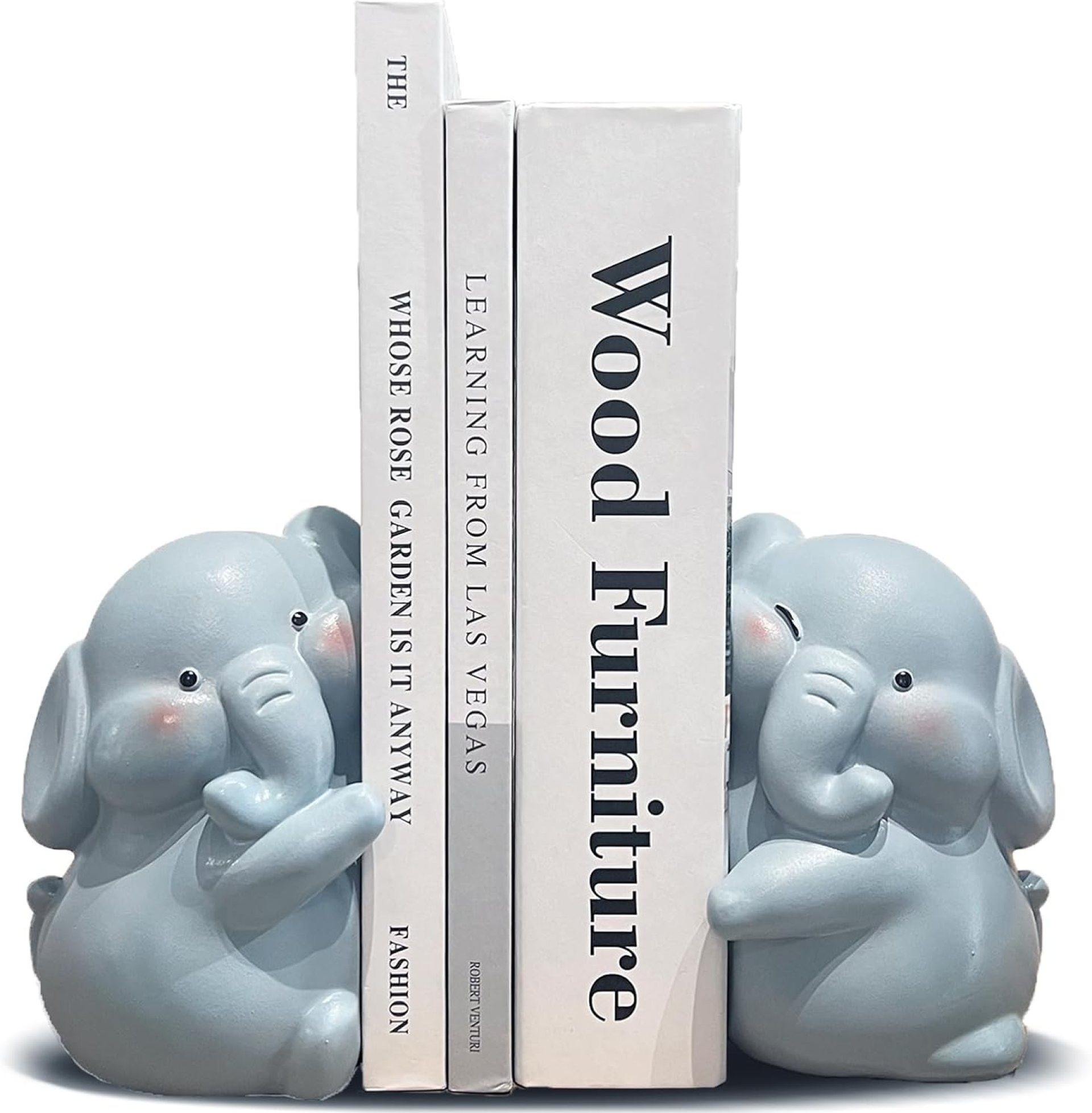 Cute Elephant Bookends Decoration, Book Ends for Heavy Books, Book Holders for Shelves in Home Office Children’s Rooms Desk Bookshelf, Great Christmas Birthday Gift Cute Elephant Bookends Decoration, Book Ends for Heavy Books, Book Holders for Shelves in Home Office Children’s Rooms Desk Bookshelf, Great Christmas Birthday Gift