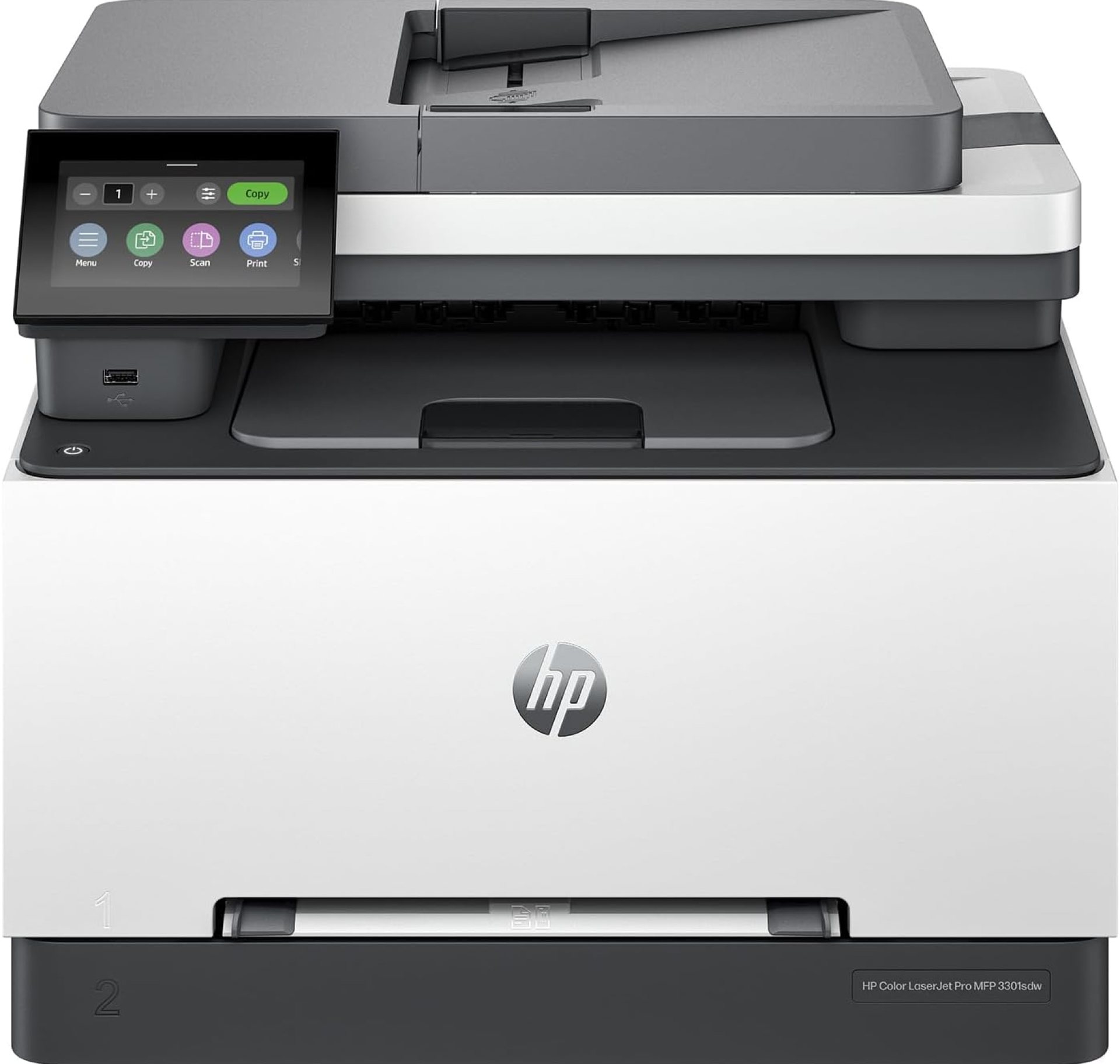 HP Color Laserjet Pro MFP 3301sdw Wireless All-in-One Color Laser Printer, Scanner, Copier, Best-for-Office (499Q3F) HP Color Laserjet Pro MFP 3301sdw Wireless All-in-One Color Laser Printer, Scanner, Copier, Best-for-Office (499Q3F)