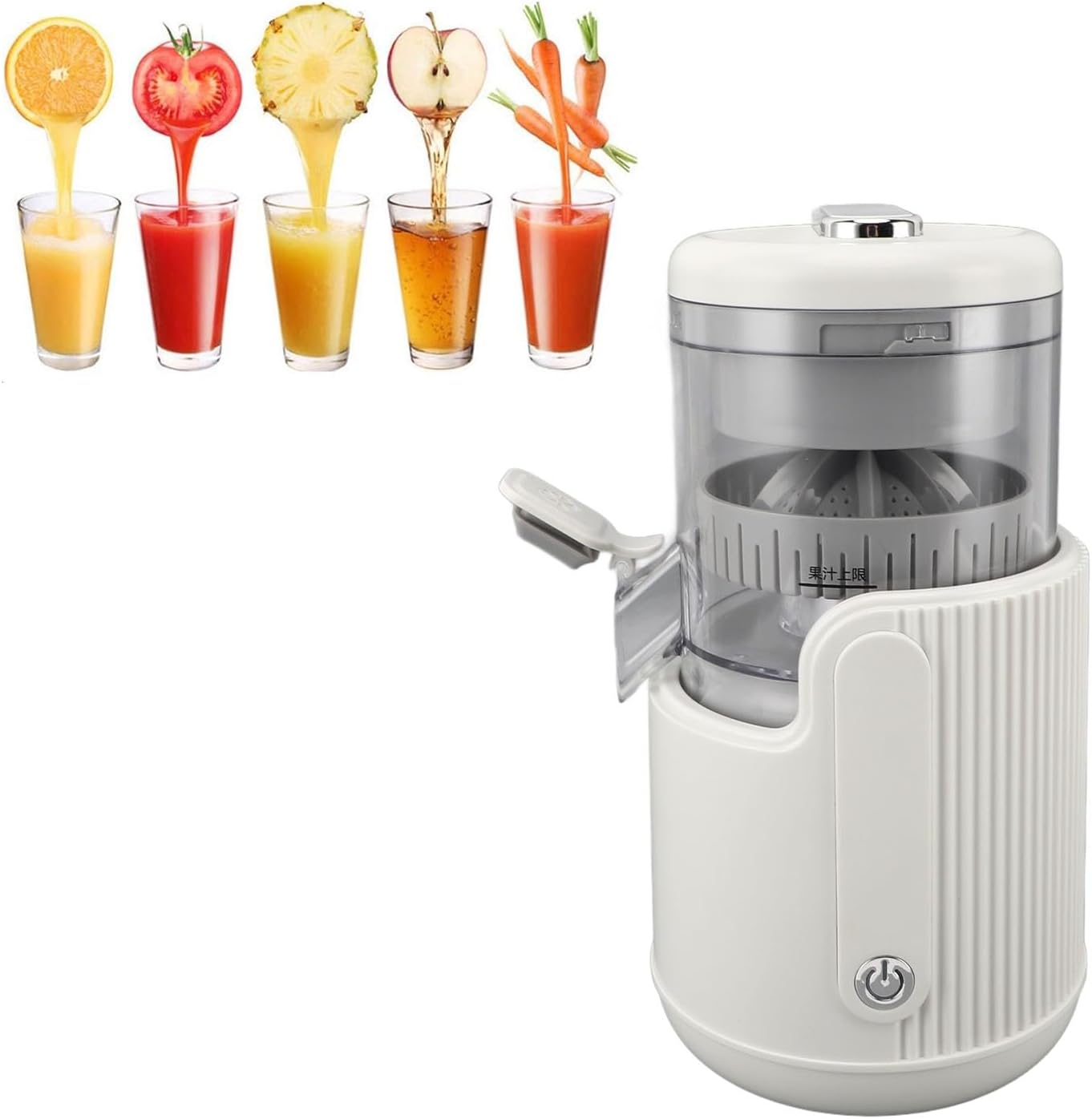Electric Juicer Machine,Powerful Slow USB Rechargeable Masticating Juicer 360 Degree Motor Easy to Clean Squeezer for Lemon Orange Citrus Fruits Electric Juicer Machine,Powerful Slow USB Rechargeable Masticating Juicer 360 Degree Motor Easy to Clean Squeezer for Lemon Orange Citrus Fruits