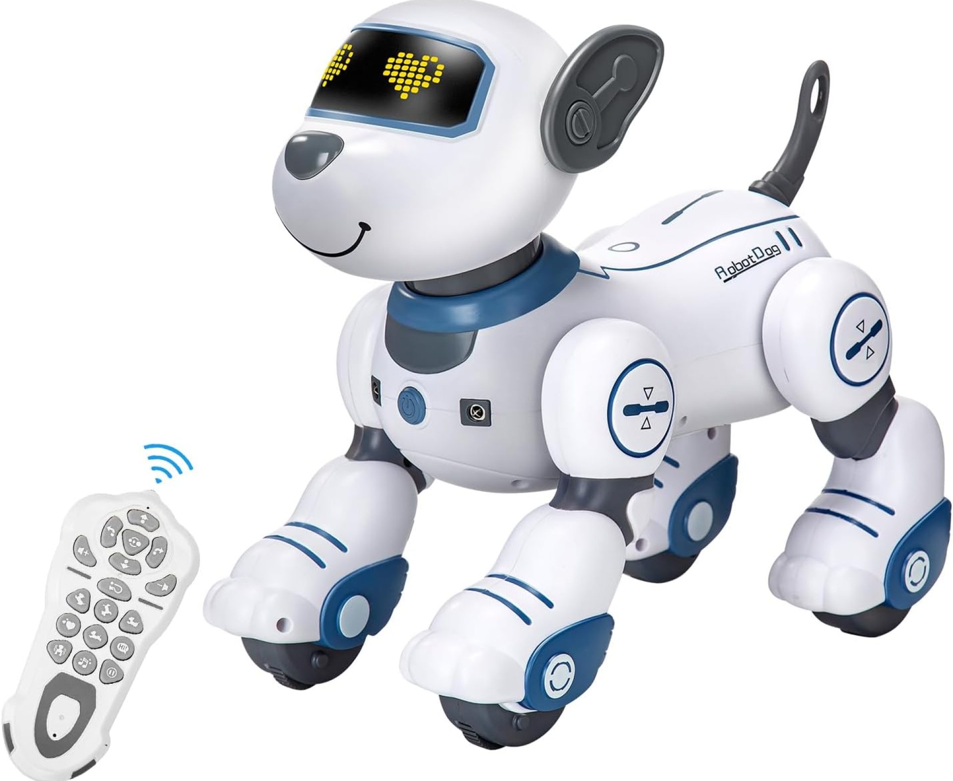 Remote Control Robot Dog Toy: Programmable Robotic Puppy for Kids Smart Interactive Robot Pet Dog Dancing Singing Stunt Animal Toy for Toddler Toys 3-8 Year Gift Remote Control Robot Dog Toy: Programmable Robotic Puppy for Kids Smart Interactive Robot Pet Dog Dancing Singing Stunt Animal Toy for Toddler Toys 3-8 Year Gift