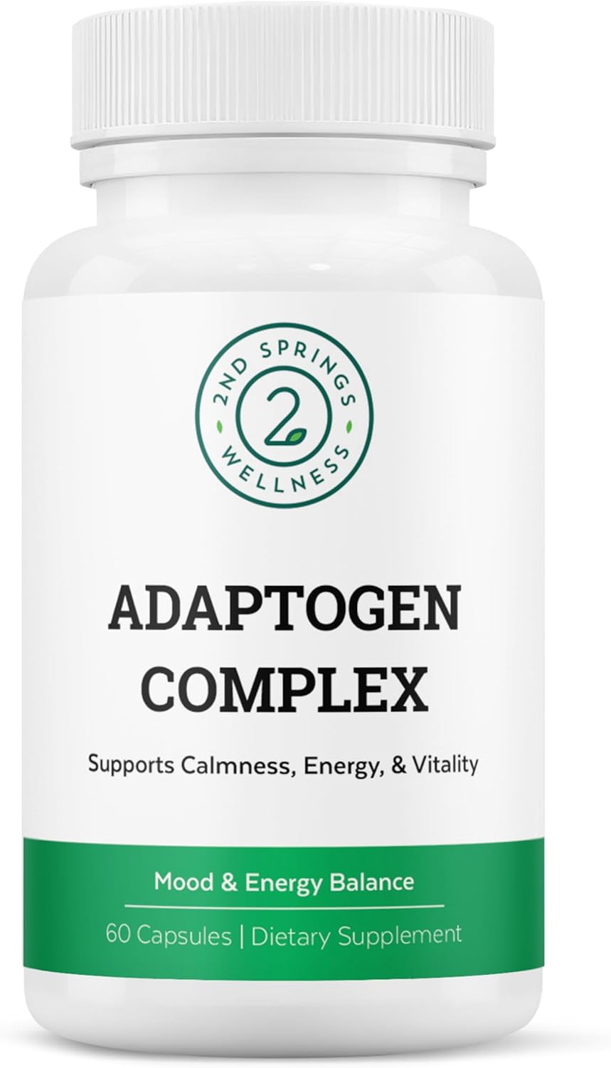 Adaptogen Complex Calmness, Energy and Vitality Booster – Ashwagandha, Schisandra, Astragalus, Ginseng, Rhodiola, and More – Promotes Balance, Focus, and Overall Well-Being – 60 Ct Adaptogen Complex Calmness, Energy and Vitality Booster – Ashwagandha, Schisandra, Astragalus, Ginseng, Rhodiola, and More – Promotes Balance, Focus, and Overall Well-Being – 60 Ct