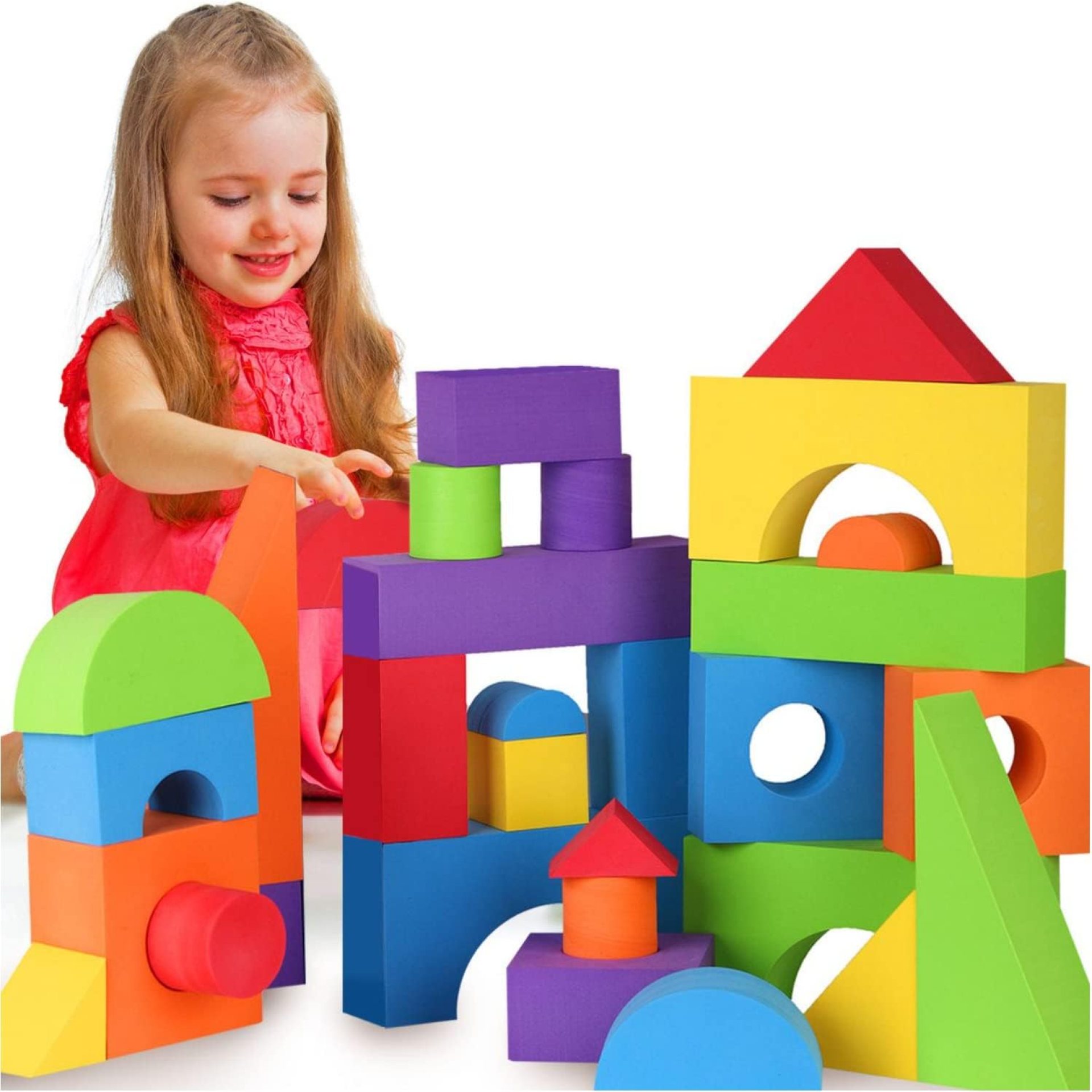 Large Building Foam Blocks for Toddlers – Giant Jumbo Big Building Blocks (30 Pieces) Large Building Foam Blocks for Toddlers – Giant Jumbo Big Building Blocks (30 Pieces)