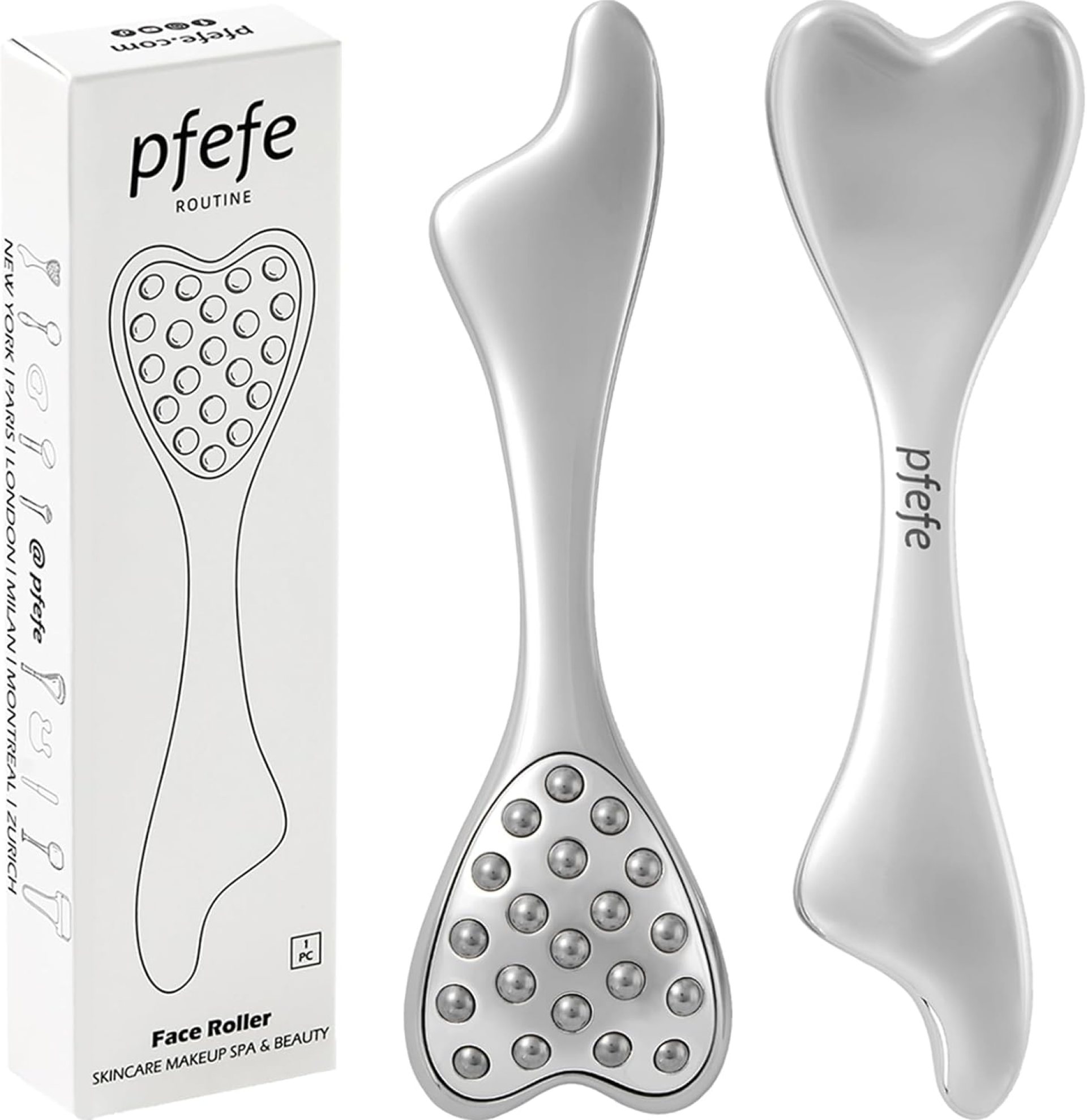 Stainless Steel Gua Sha & Face Roller, 3-in-1 Dolphin Facial Roller for Esthetician Supplies Women Gift, Skin Care Tool for Puffiness, Wrinkles, Dark Circles (1 Pc) Stainless Steel Gua Sha & Face Roller, 3-in-1 Dolphin Facial Roller for Esthetician Supplies Women Gift, Skin Care Tool for Puffiness, Wrinkles, Dark Circles (1 Pc)