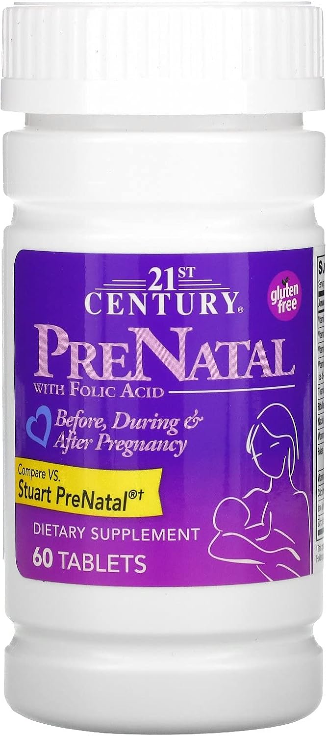 21st Century Vitamins PreNatal Multivitamin Tabs, 60 ct 21st Century Vitamins PreNatal Multivitamin Tabs, 60 ct