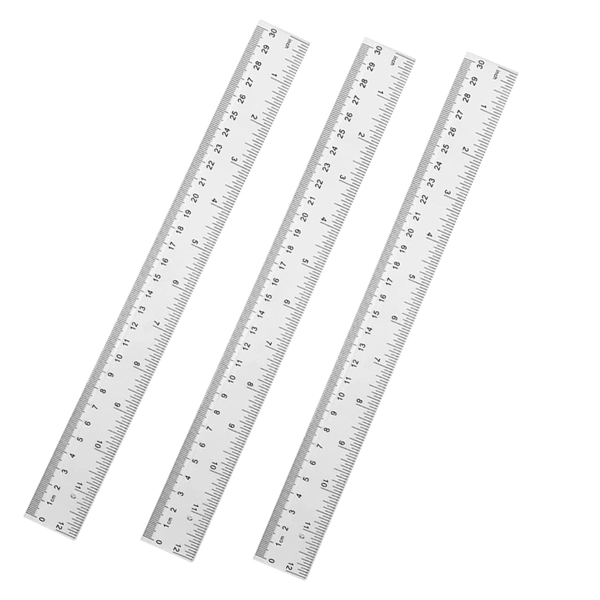YouOKLight Clear 12 inch Plastic Metric Transparent Ruler – Pack of 3 for Kids, School, Office, Drafting YouOKLight Clear 12 inch Plastic Metric Transparent Ruler – Pack of 3 for Kids, School, Office, Drafting