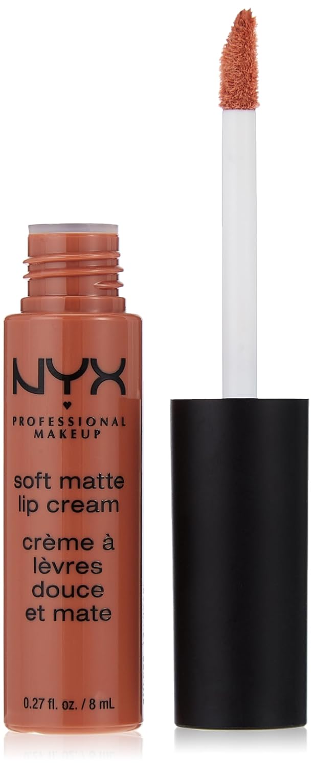 NYX PROFESSIONAL MAKEUP Soft Matte Lip Cream, Lightweight Liquid Lipstick – Abu Dhabi (Deep Rose-Beige) NYX PROFESSIONAL MAKEUP Soft Matte Lip Cream, Lightweight Liquid Lipstick – Abu Dhabi (Deep Rose-Beige)