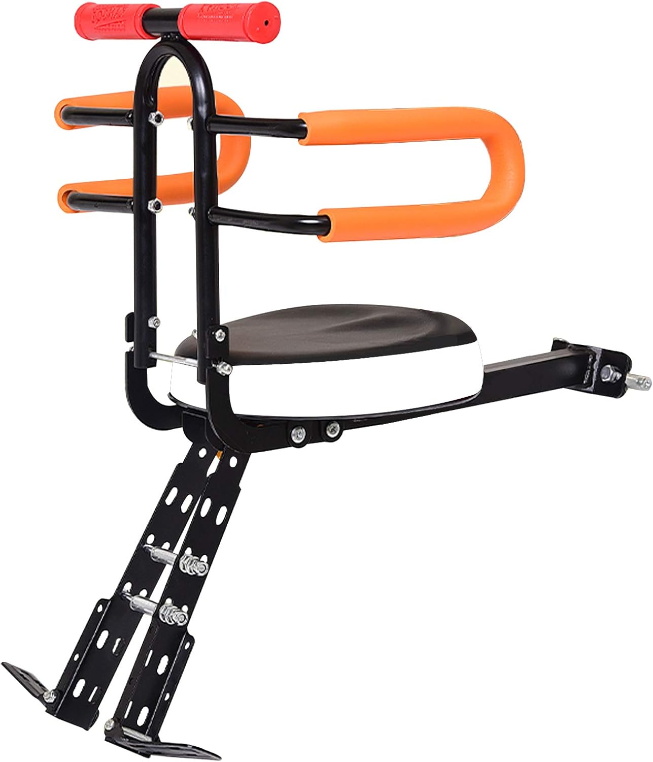 Together-life Front Mounted Child Bike Seats, Foldable Baby Kids’ Bicycle Carrier with Guardrail and Pedal for Mountain Bikes, Hybrid Bikes, Fitness Bikes Type C Together-life Front Mounted Child Bike Seats, Foldable Baby Kids’ Bicycle Carrier with Guardrail and Pedal for Mountain Bikes, Hybrid Bikes, Fitness Bikes Type C