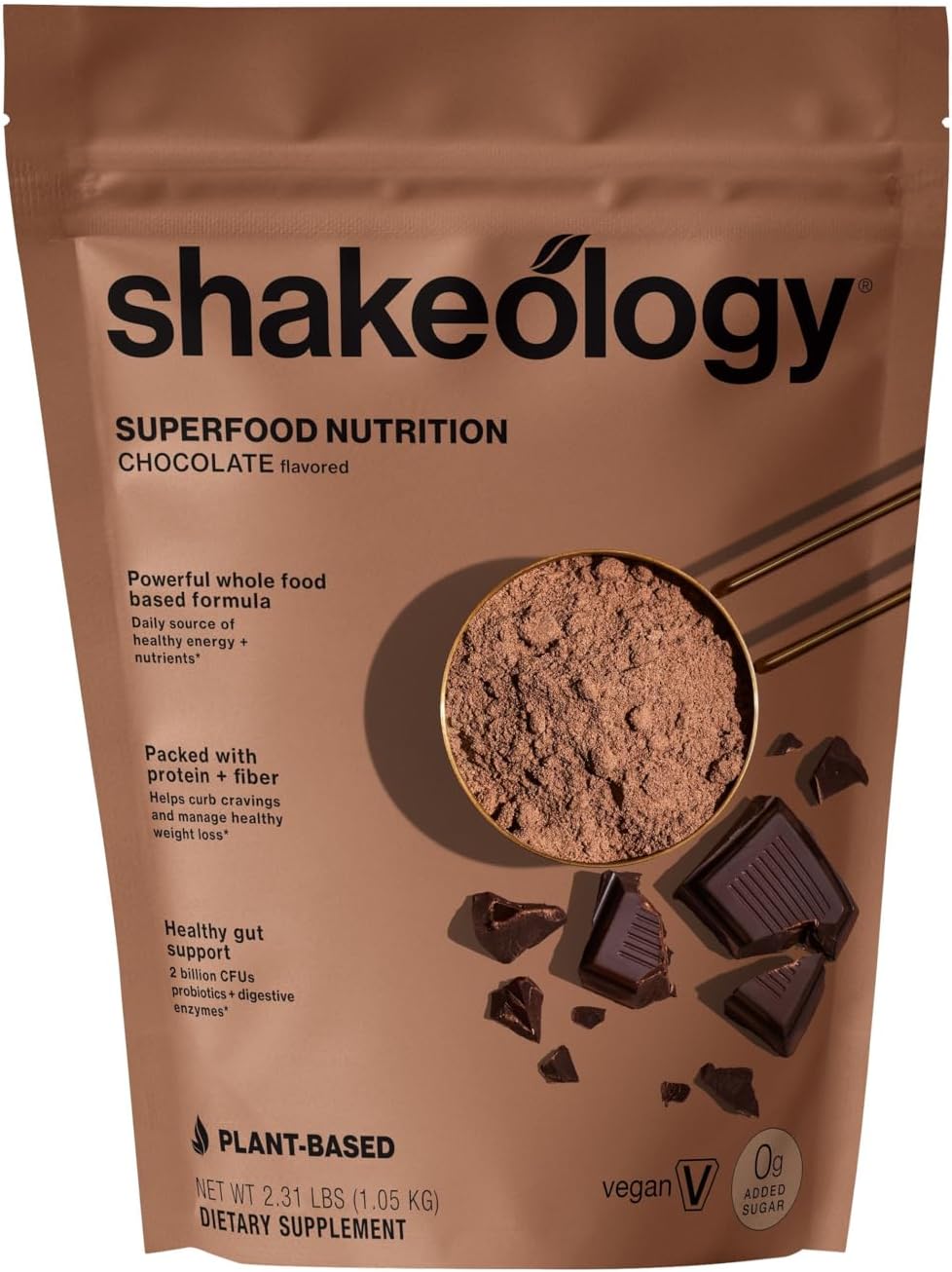 Shakeology 0g Added Sugar Plant Based Protein Powder Blend, Gluten-Free Shake with Vitamins and Minerals – Helps Support Healthy Weight Loss, Lean Muscle, Gut Health – Chocolate, 30 Servings Shakeology 0g Added Sugar Plant Based Protein Powder Blend, Gluten-Free Shake with Vitamins and Minerals – Helps Support Healthy Weight Loss, Lean Muscle, Gut Health – Chocolate, 30 Servings