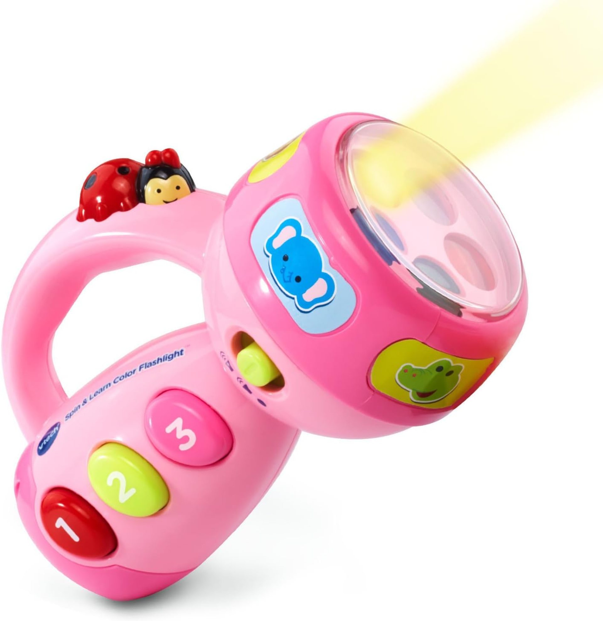 VTech Spin and Learn Color Flashlight, Pink VTech Spin and Learn Color Flashlight, Pink