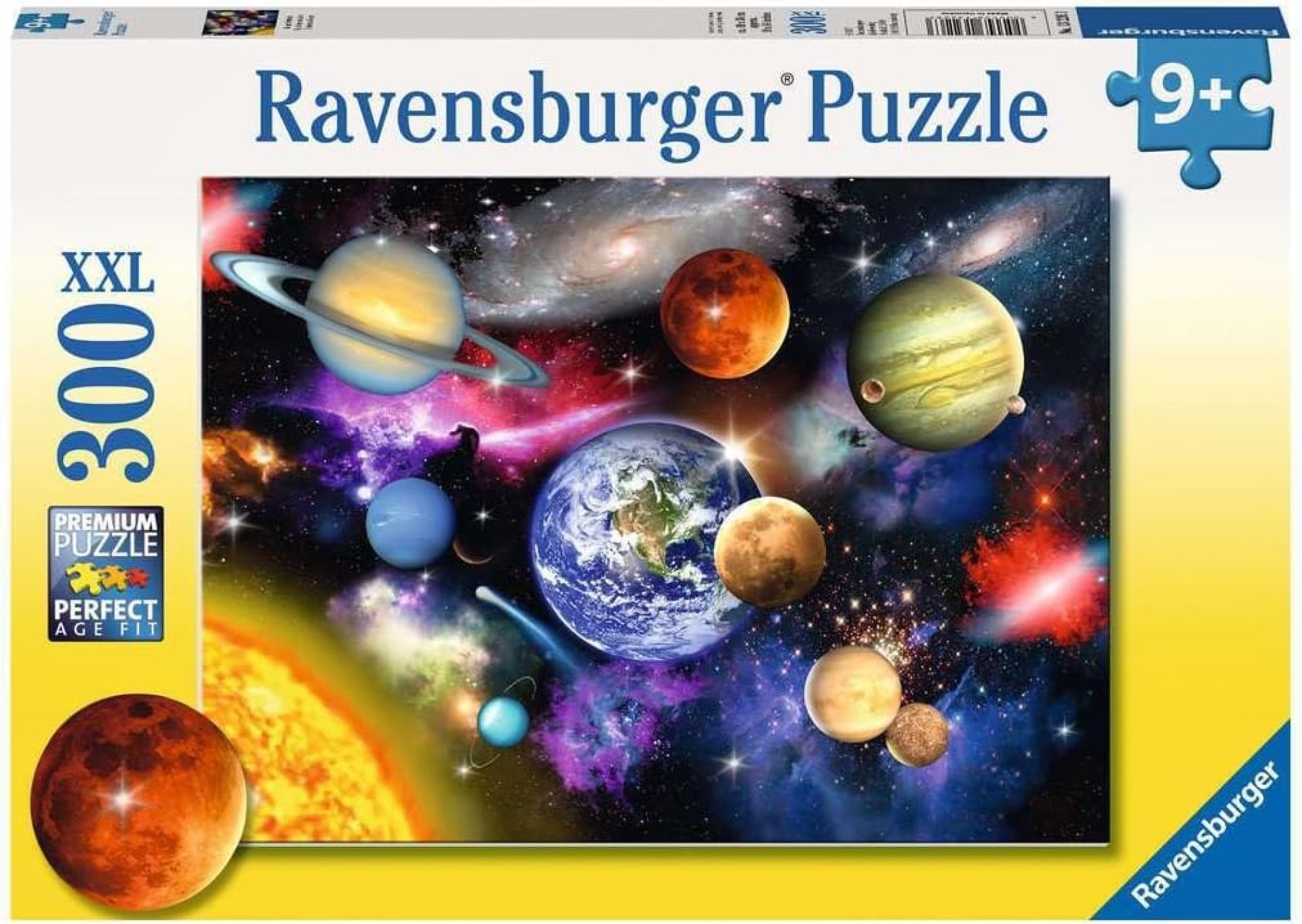 Ravensburger Solar System – Engaging 300 Piece Jigsaw Puzzle for Kids | Unique Piece Design | Fine Linen-Textured Paper | Anti-Glare Surface | Enhances Concentration & Creativity Ravensburger Solar System – Engaging 300 Piece Jigsaw Puzzle for Kids | Unique Piece Design | Fine Linen-Textured Paper | Anti-Glare Surface | Enhances Concentration & Creativity