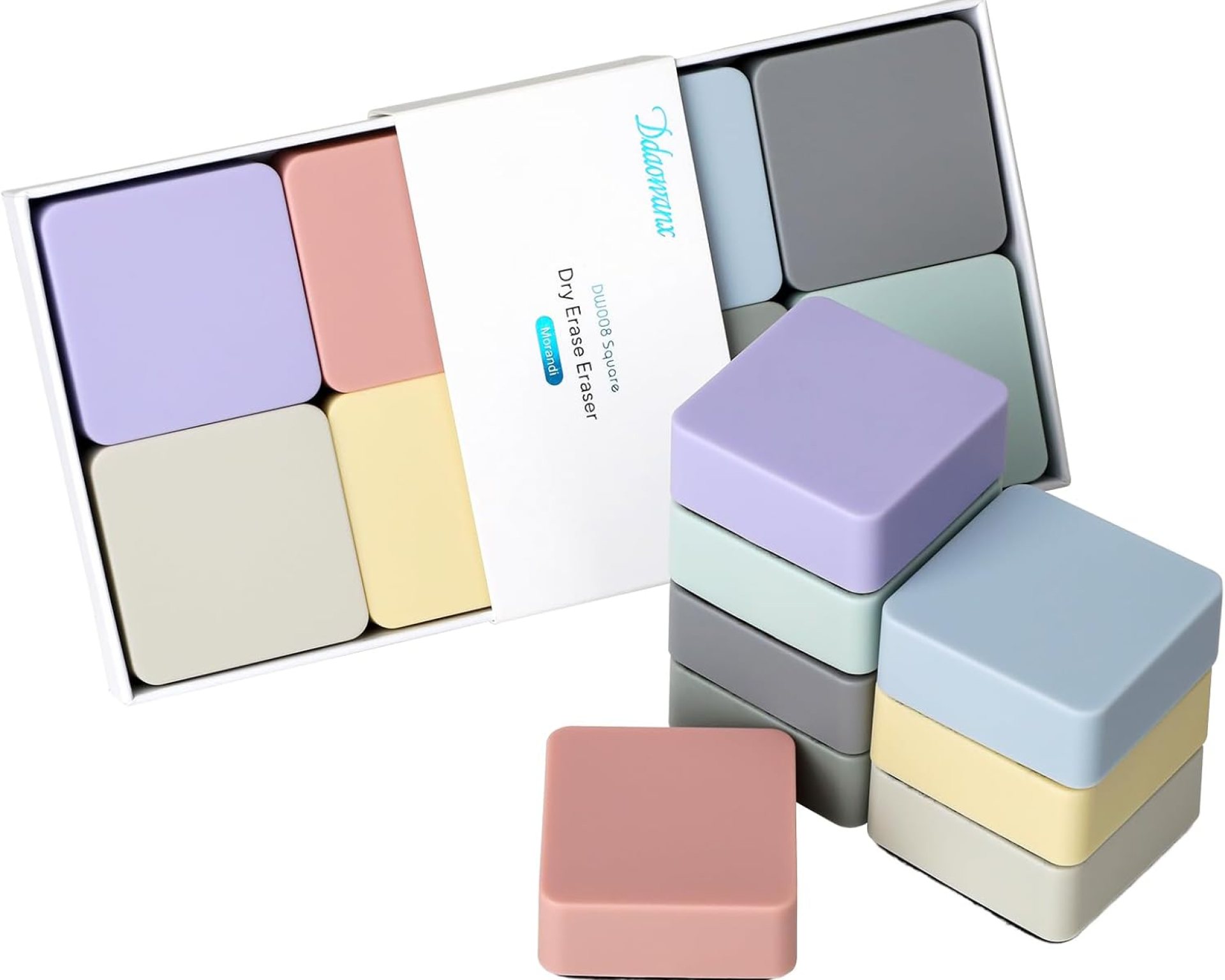 Ddaowanx Dry Erase Erasers, 2″x2″,8 Pcs Aesthetics Magnetic Mini Eraser for Refrigerator Whiteboard,Classroom Teacher Supplies (8 Pack/ 8 Color) Ddaowanx Dry Erase Erasers, 2″x2″,8 Pcs Aesthetics Magnetic Mini Eraser for Refrigerator Whiteboard,Classroom Teacher Supplies (8 Pack/ 8 Color)